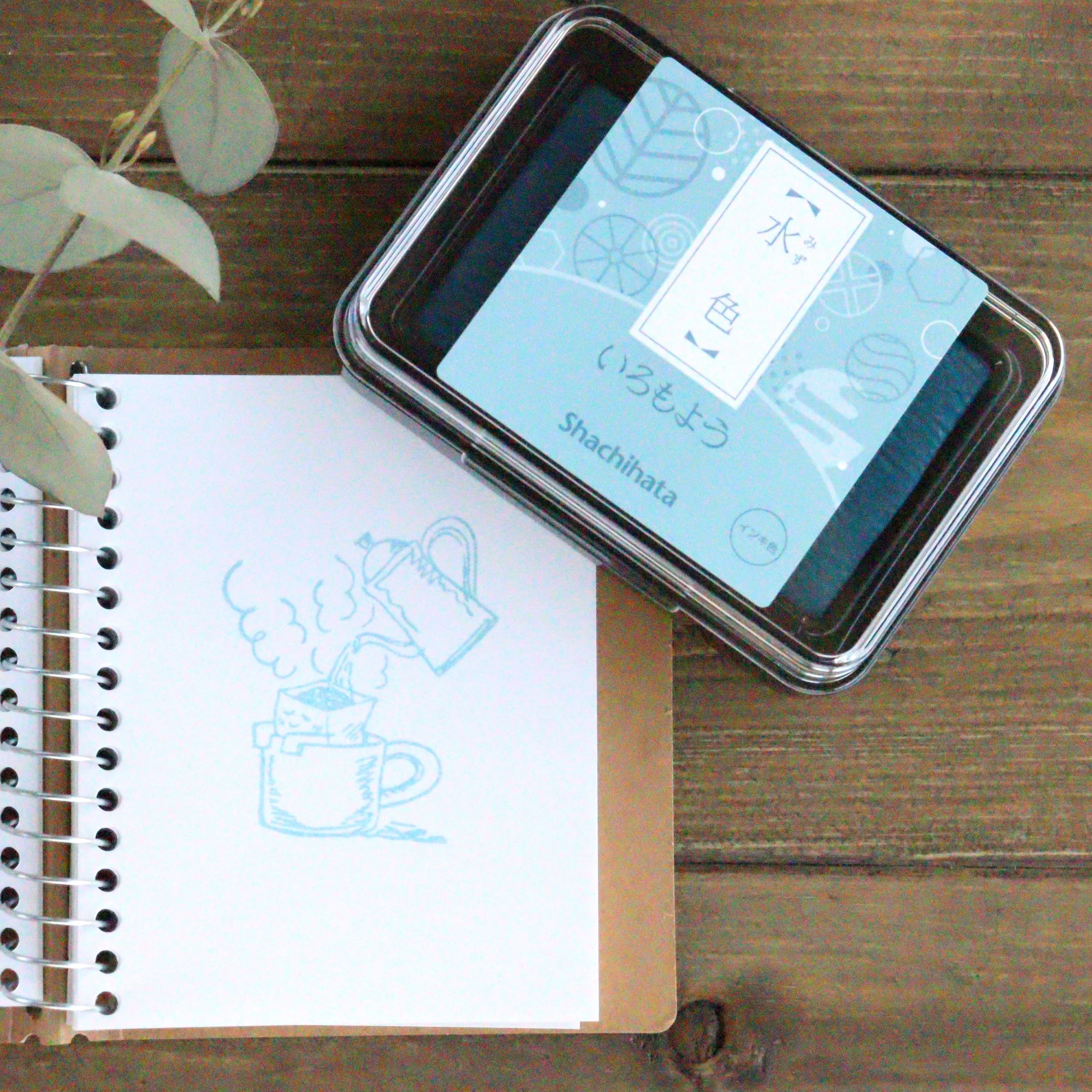 Iromoyo Stamp Ink - 水色 (Water) - Image 2