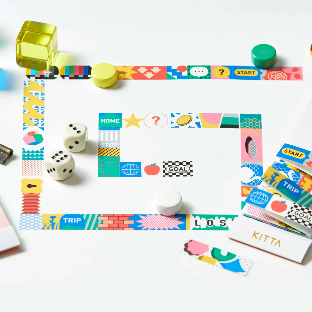 KITTA Accordion-Style Washi Tape - Board Game - Image 3