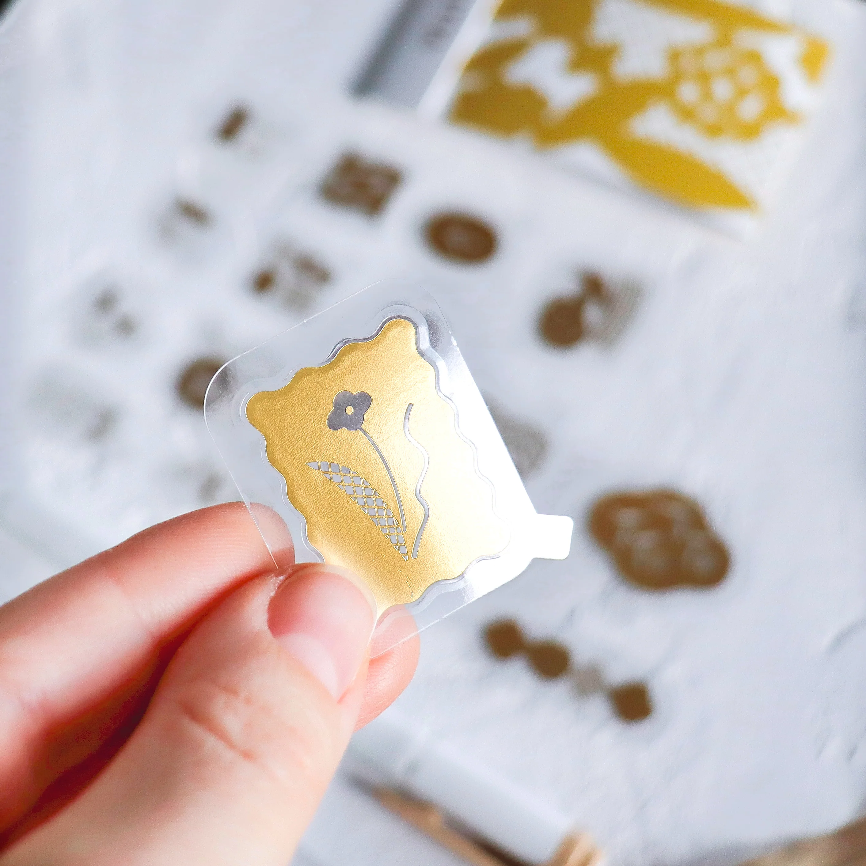 KITTA Shiny Flake Stickers - Flower Song - Image 2