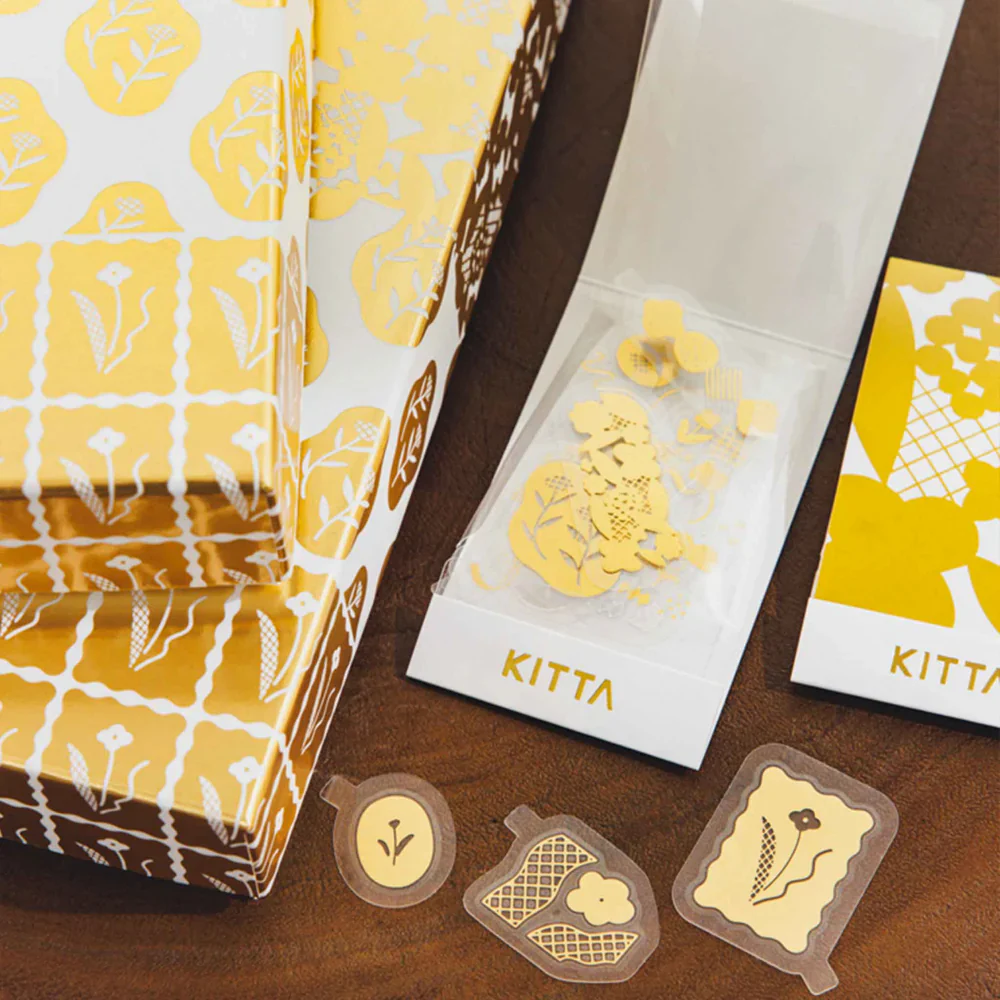 KITTA Shiny Flake Stickers - Flower Song - Image 3