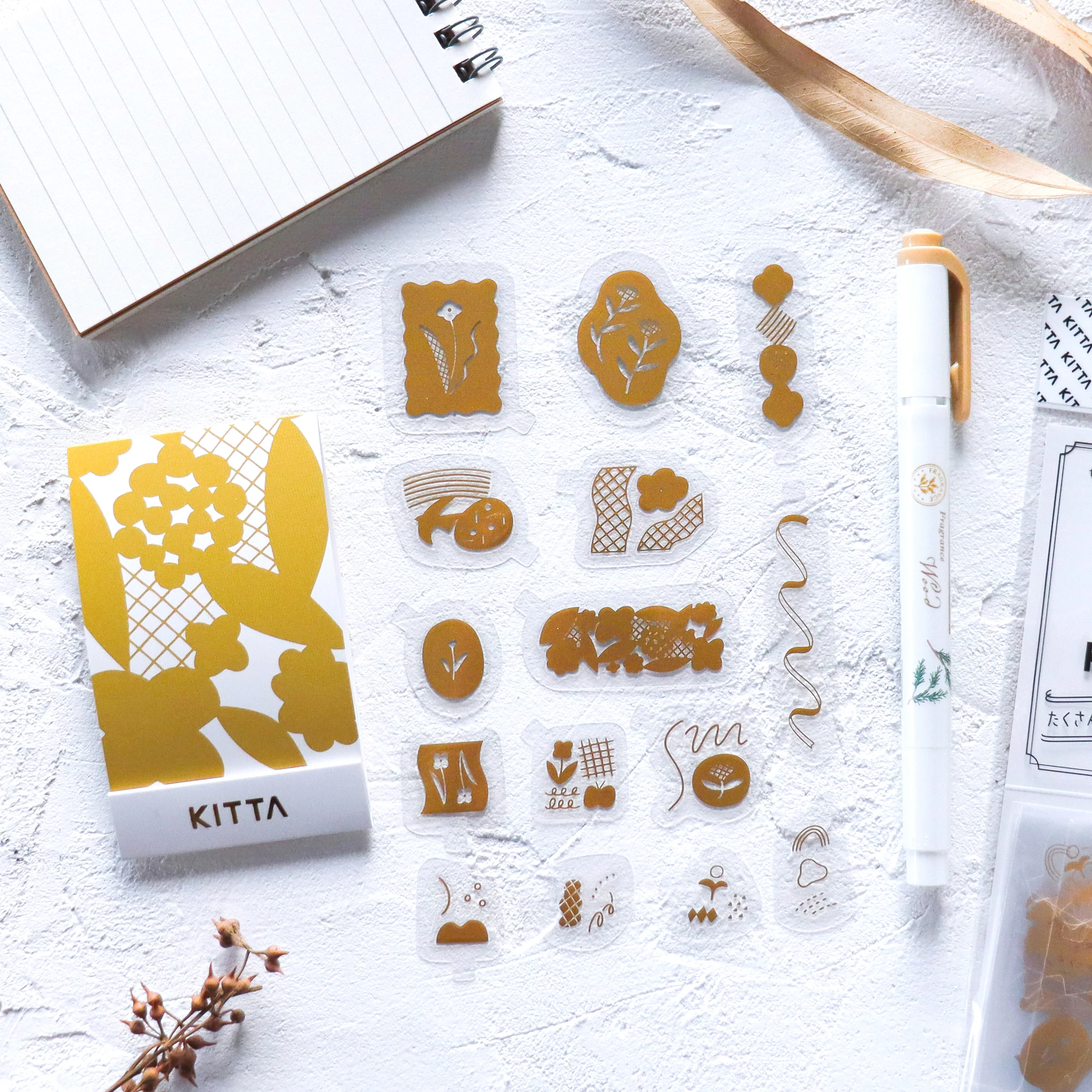 KITTA Shiny Flake Stickers - Flower Song - Image 6