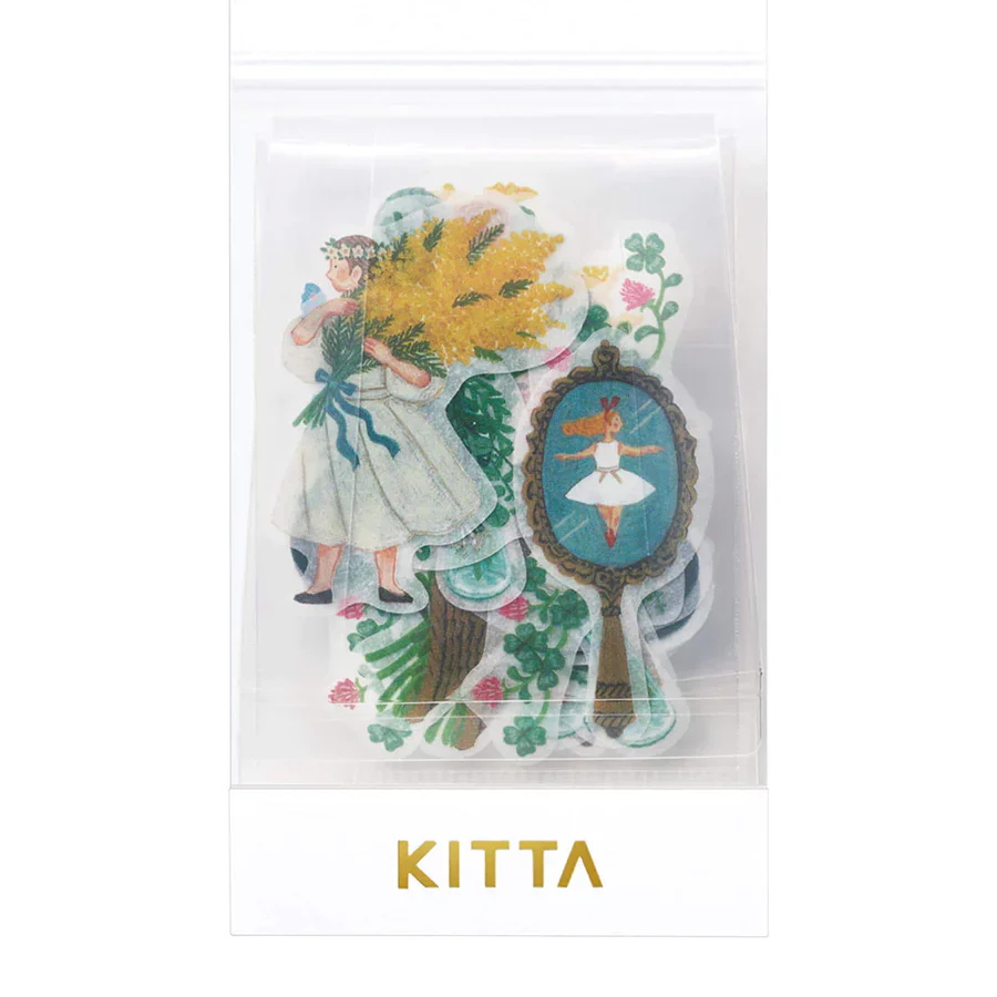 KITTA Tracing Paper Flake Stickers - Life - Image 2