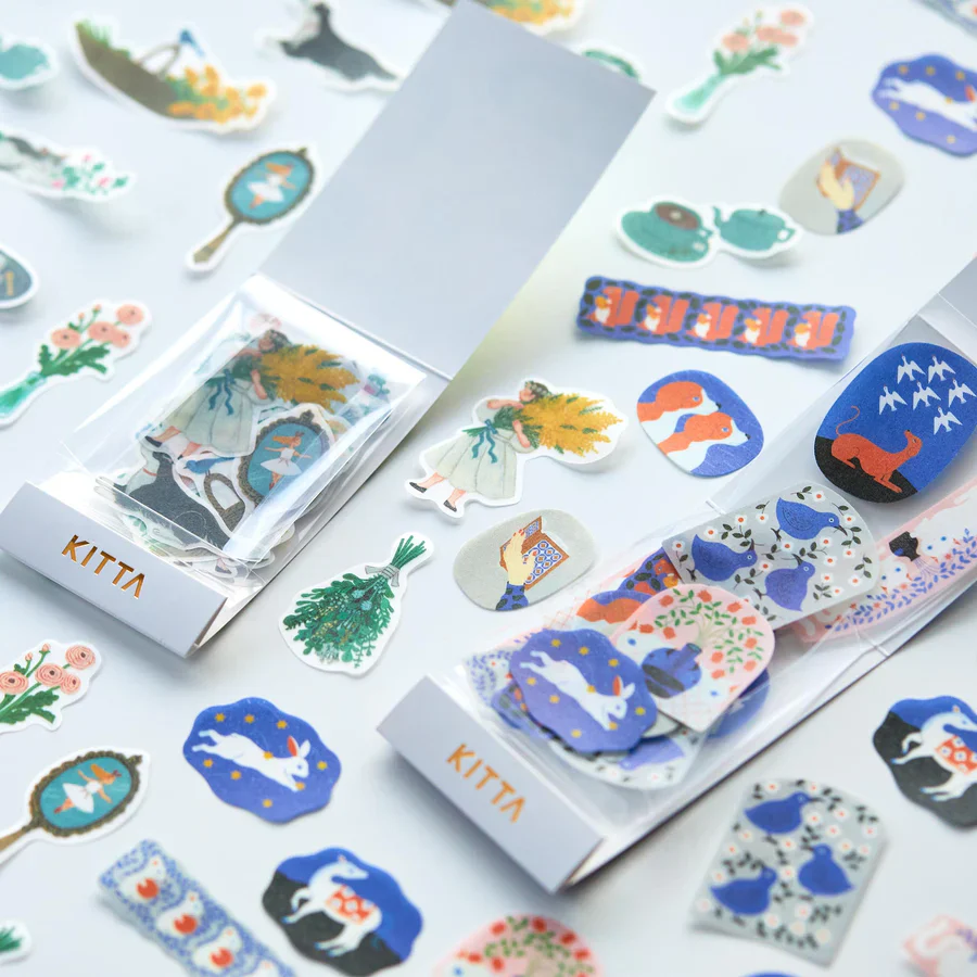 KITTA Tracing Paper Flake Stickers - Life - Image 4