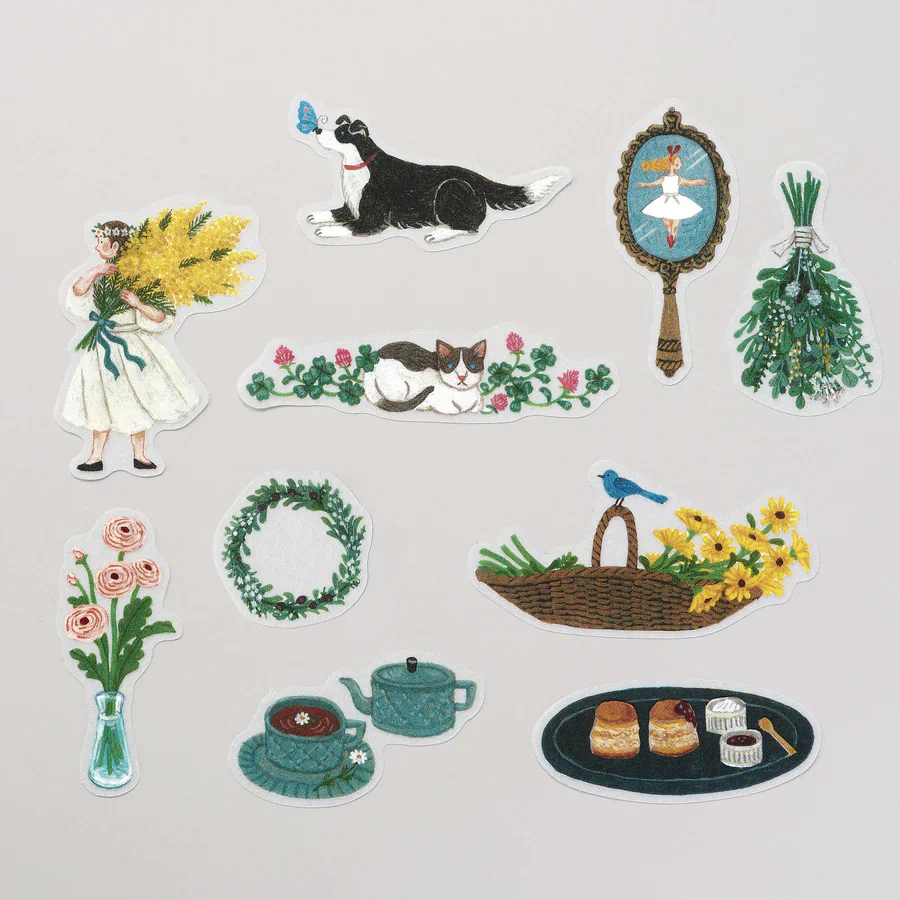 KITTA Tracing Paper Flake Stickers - Life - Image 5