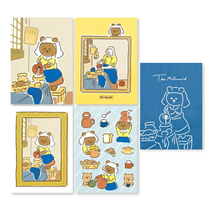 Large Stickers - The Milkmaid Bear - Image 4