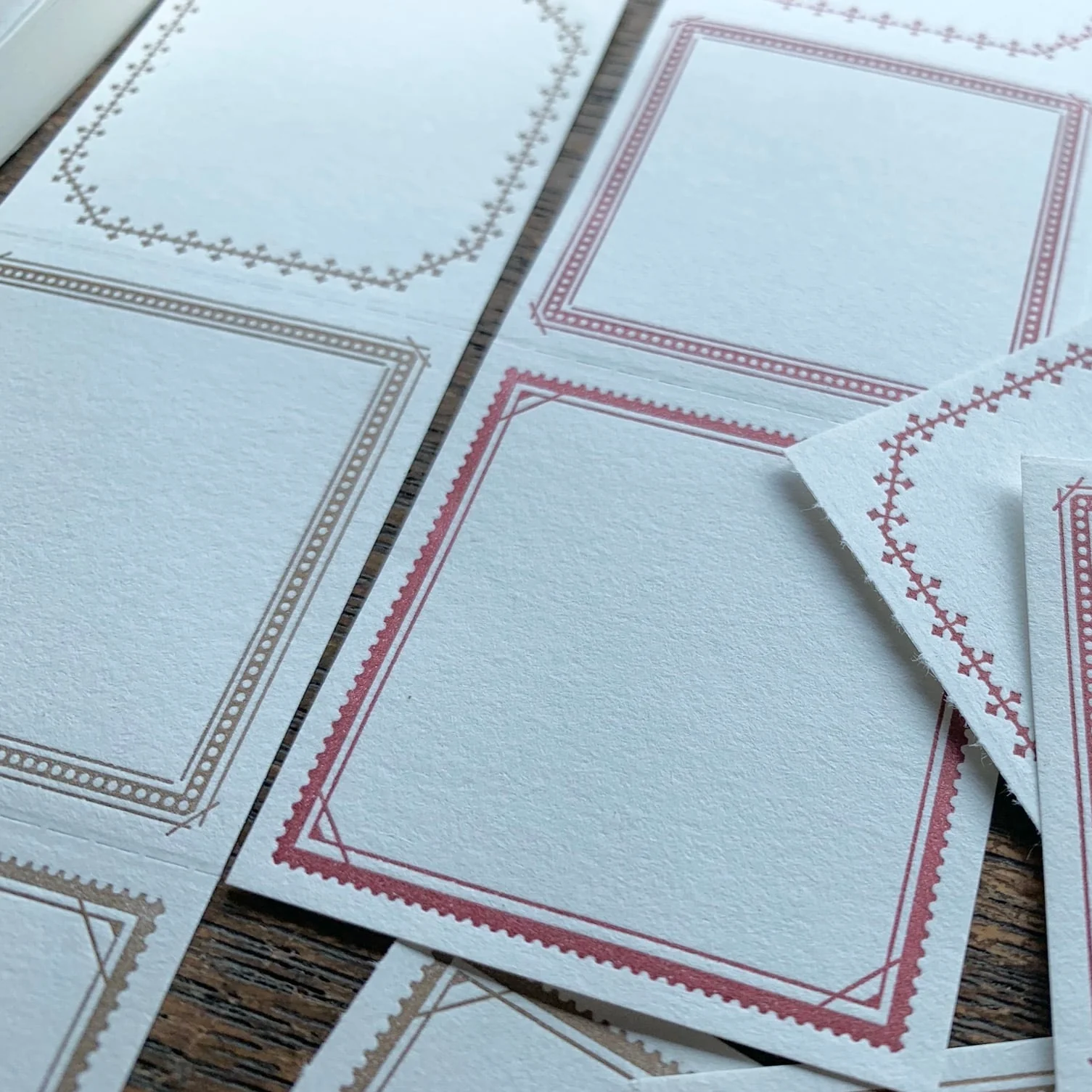 Letterpress 3 Patterns Label Book - Minimal - Image 3