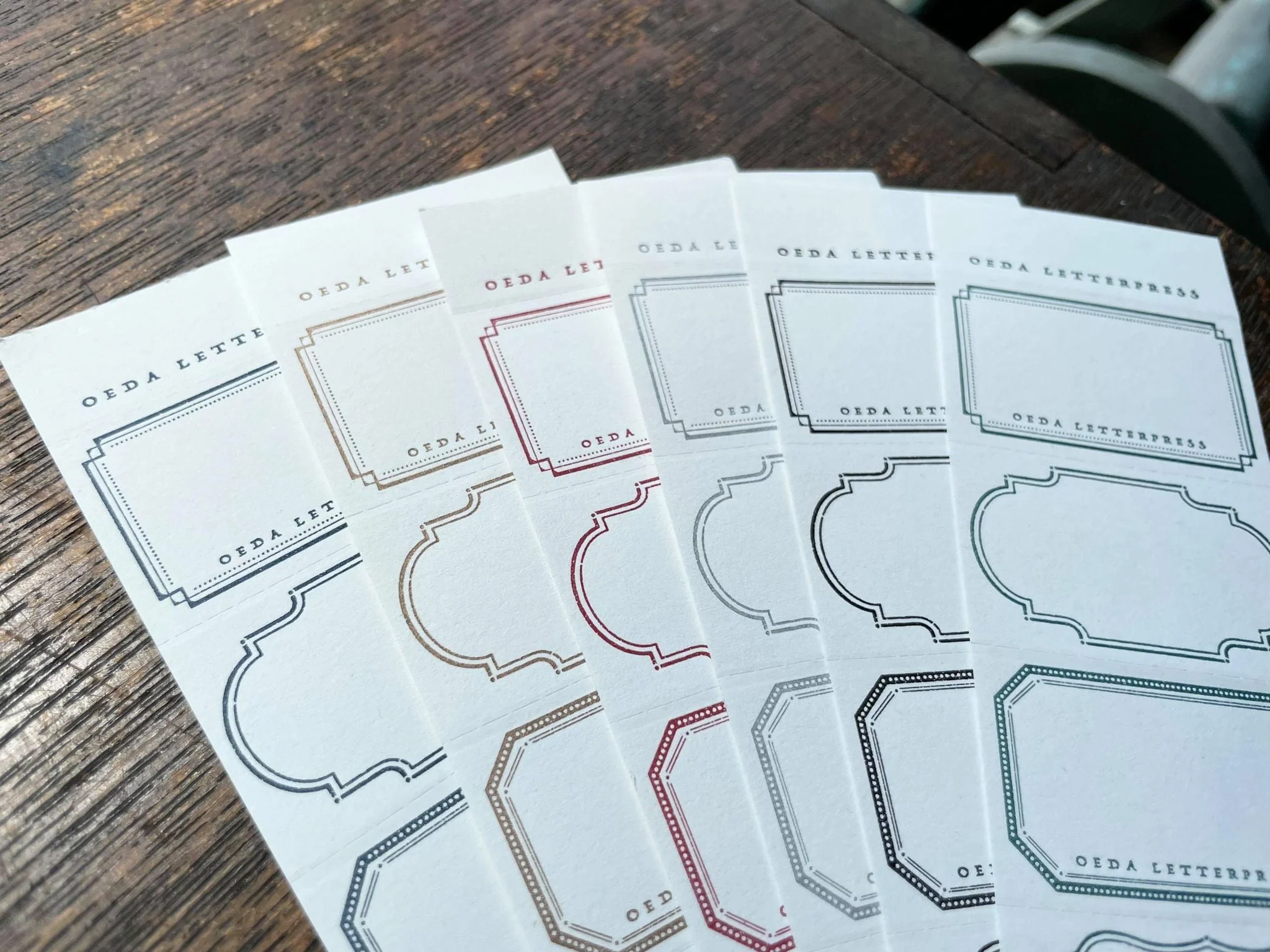 Letterpress 5 Patterns Label Book - Minimal - Image 6