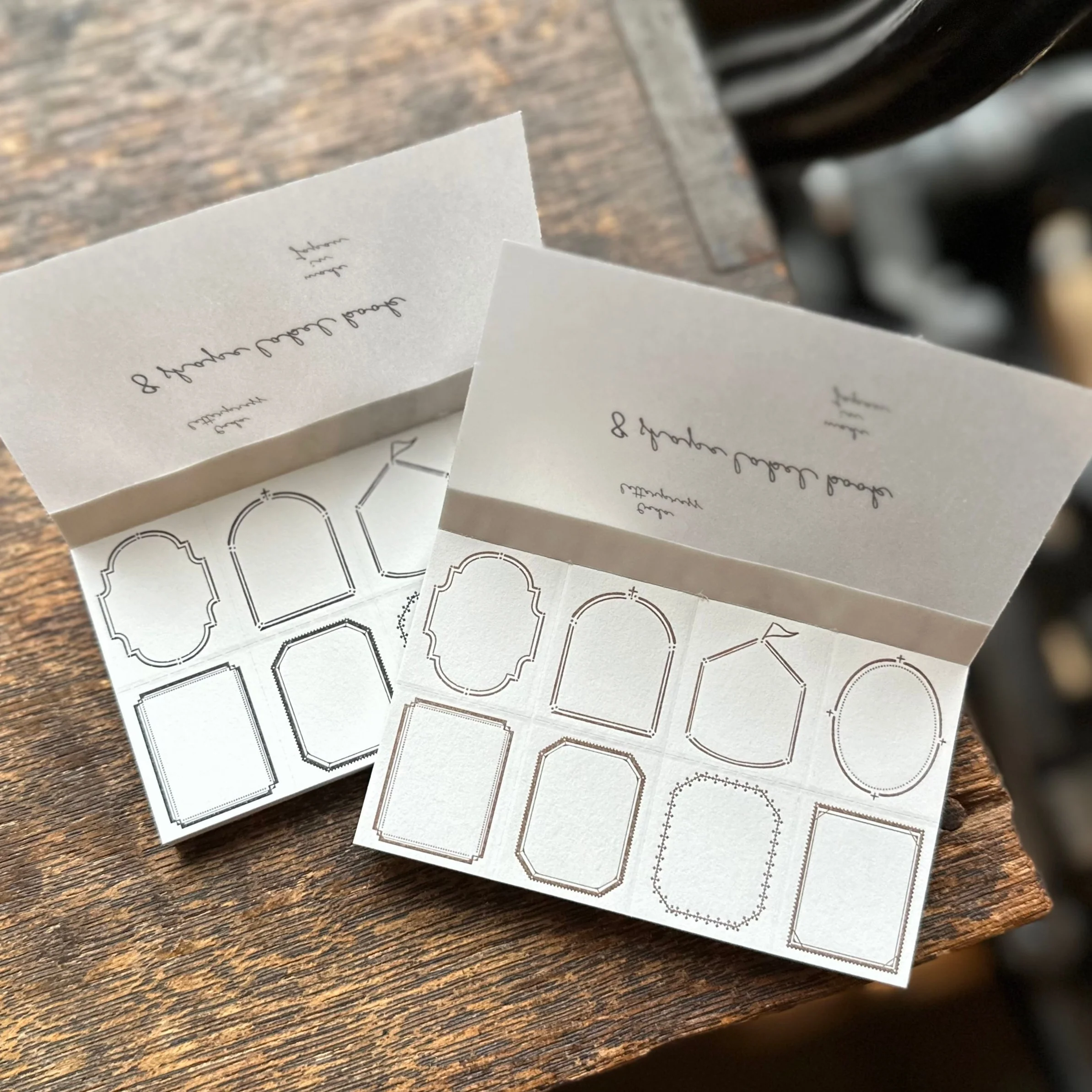 Letterpress 8 Patterns Label Book - Image 3