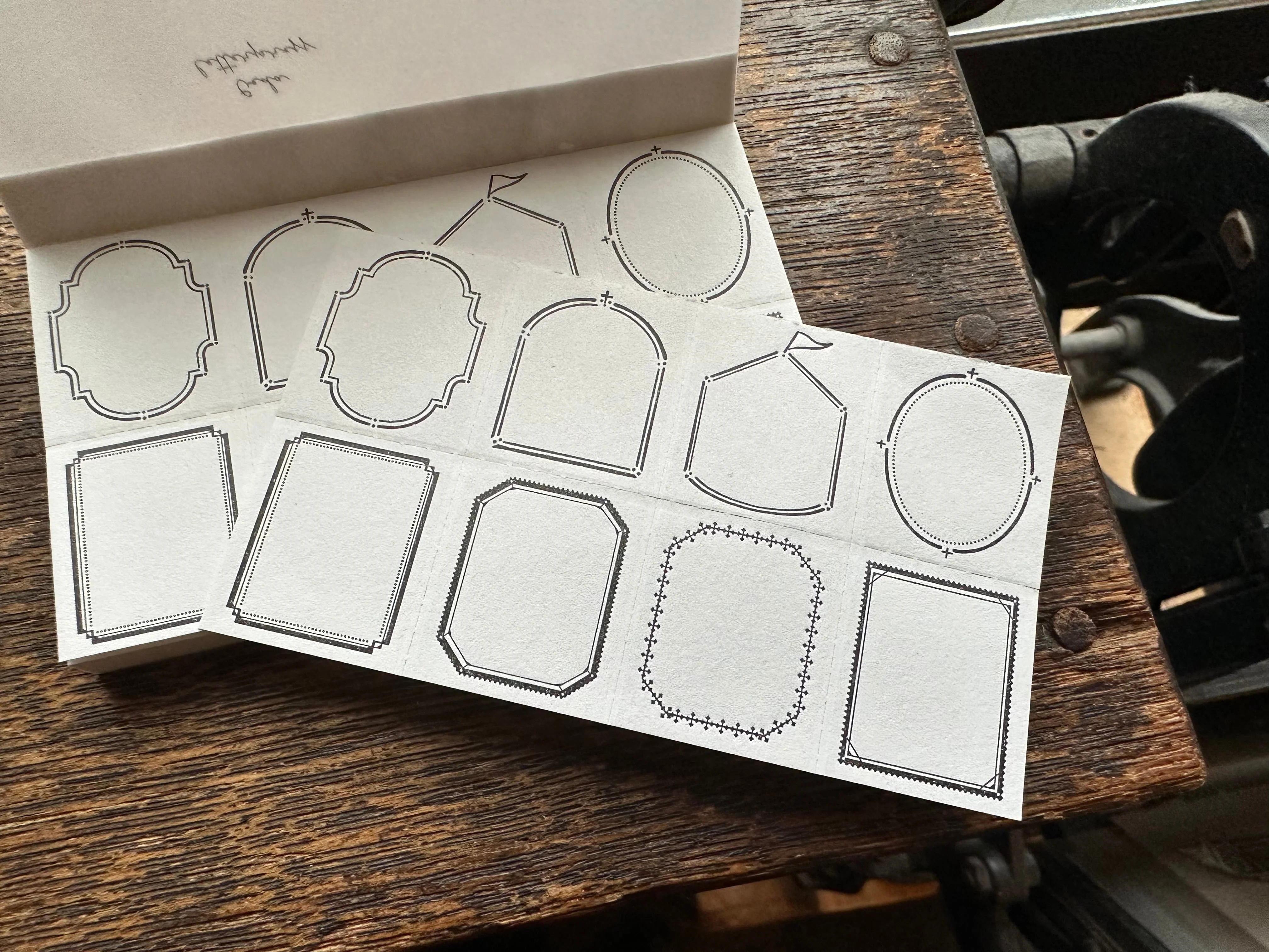 Letterpress 8 Patterns Label Book - Image 7