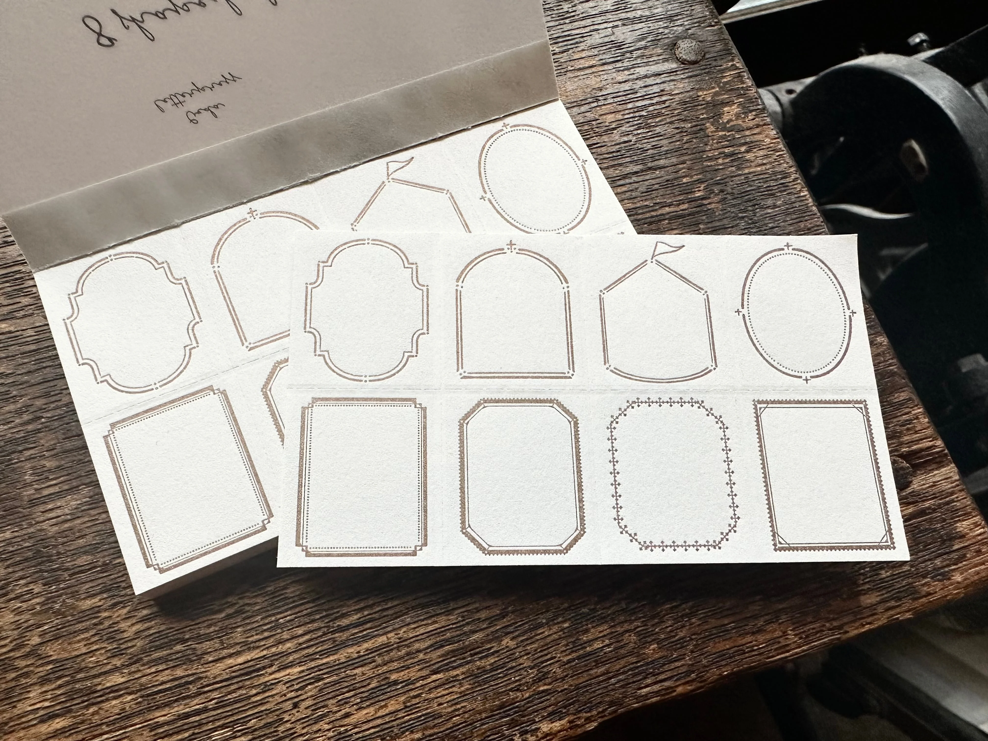 Letterpress 8 Patterns Label Book - Image 8