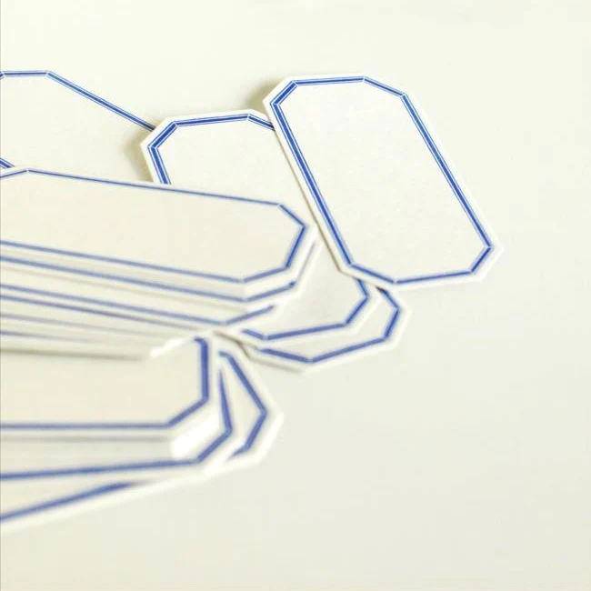 Letterpress Label Card - Octagon - Image 4