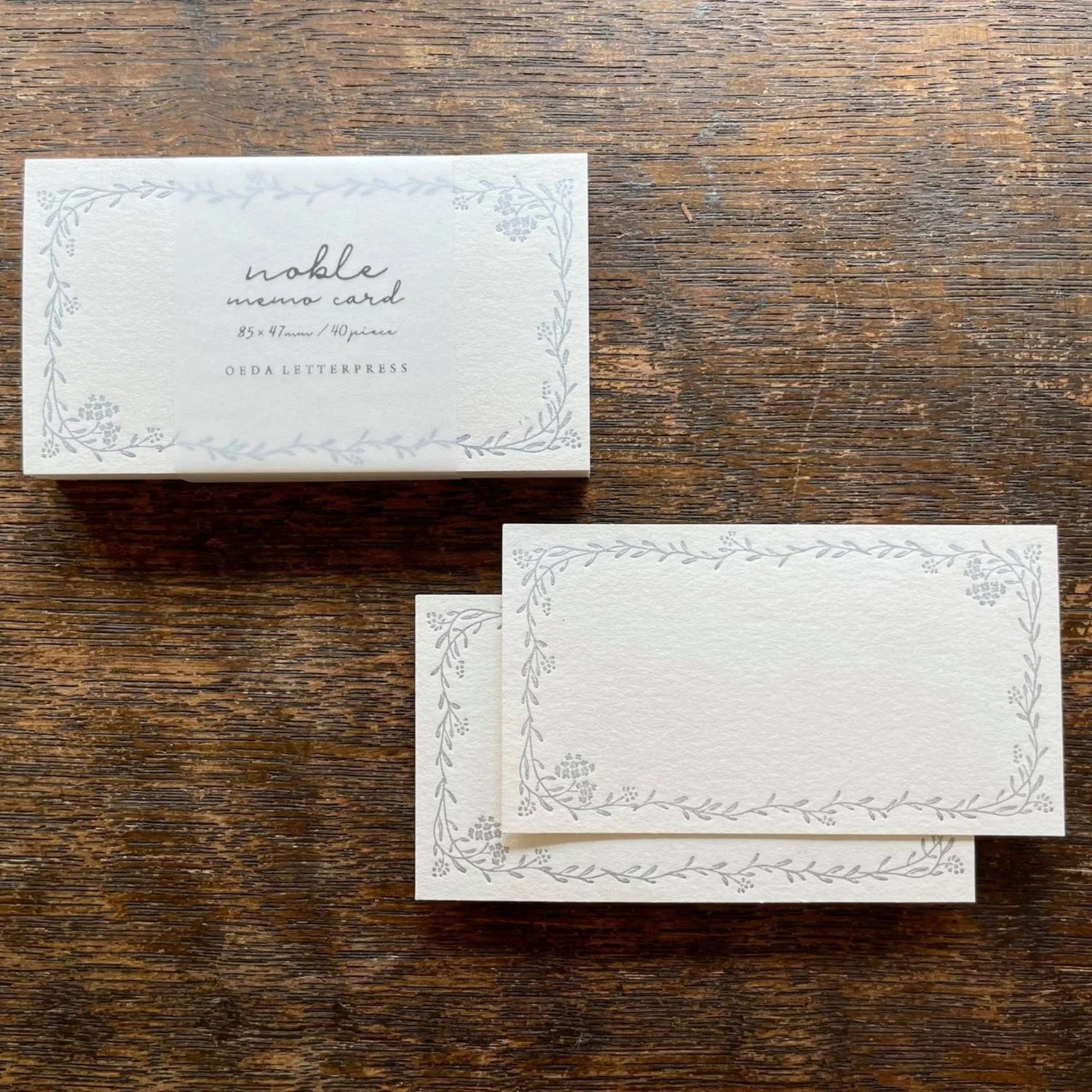 Letterpress Noble Note Cards - Image 2