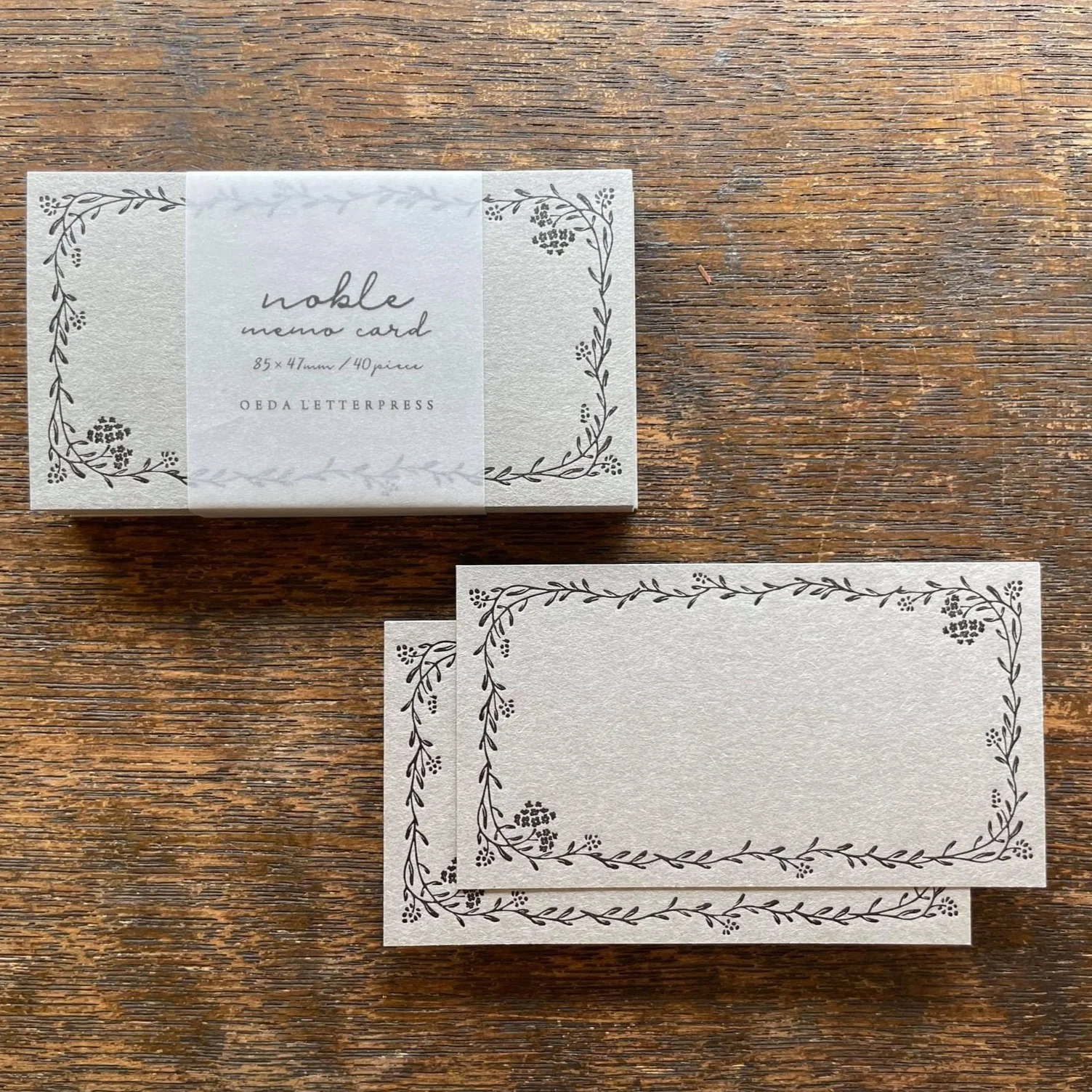 Letterpress Noble Note Cards - Image 4
