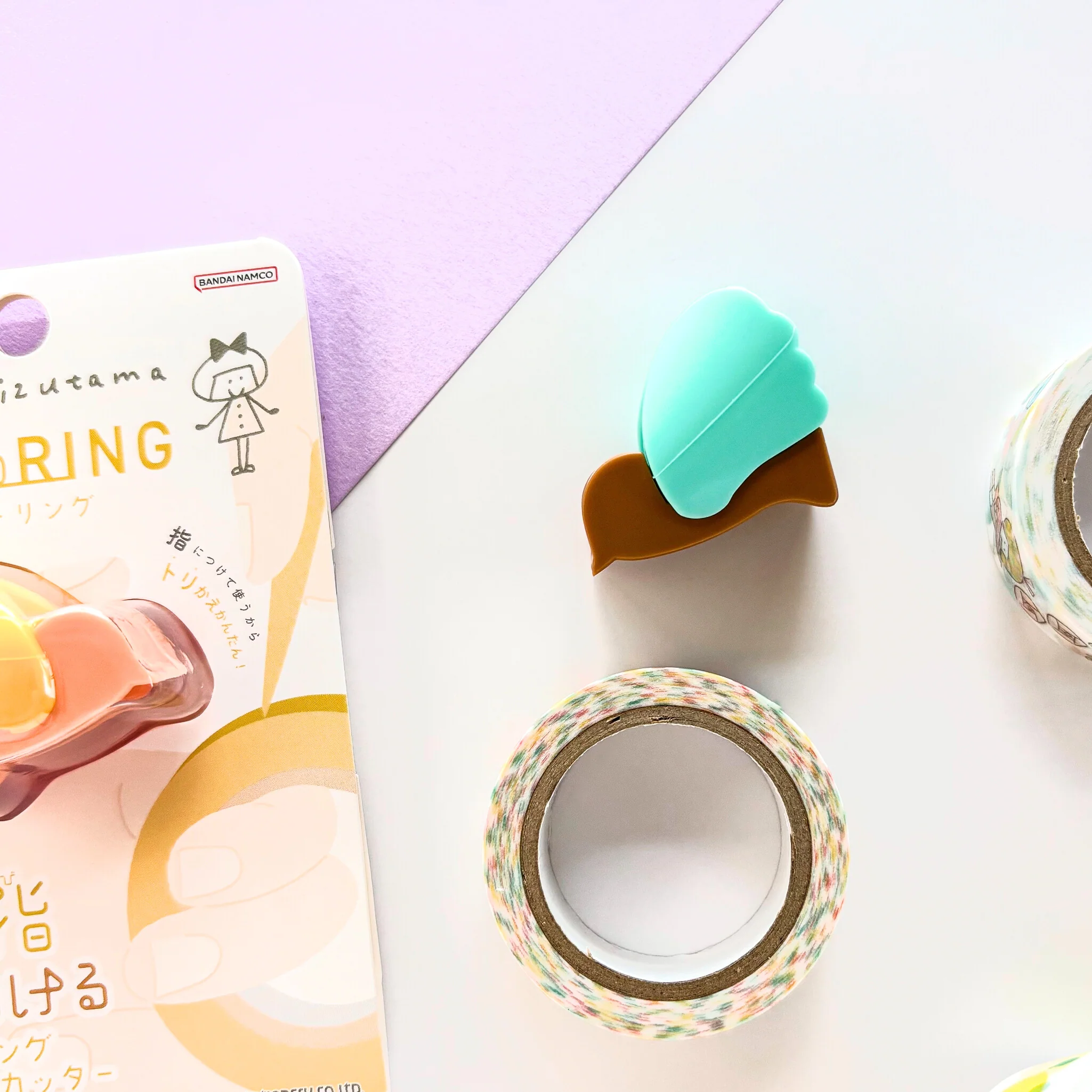 Limited Edition / Bird Tape Cutter - mizutama color (banana & strawberry) - Image 7