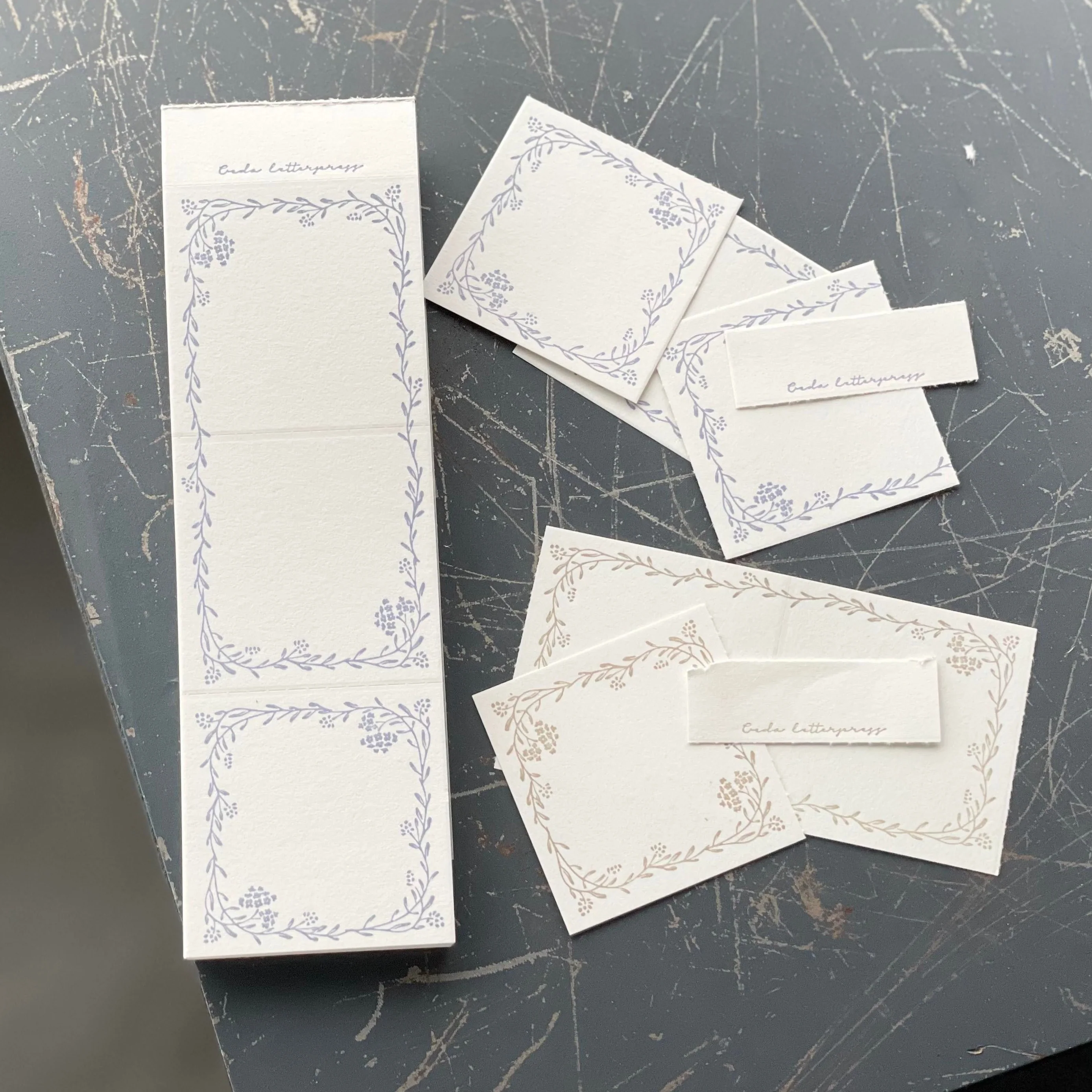 Limited Edition Letterpress 3 Patterns Label Book - Image 5