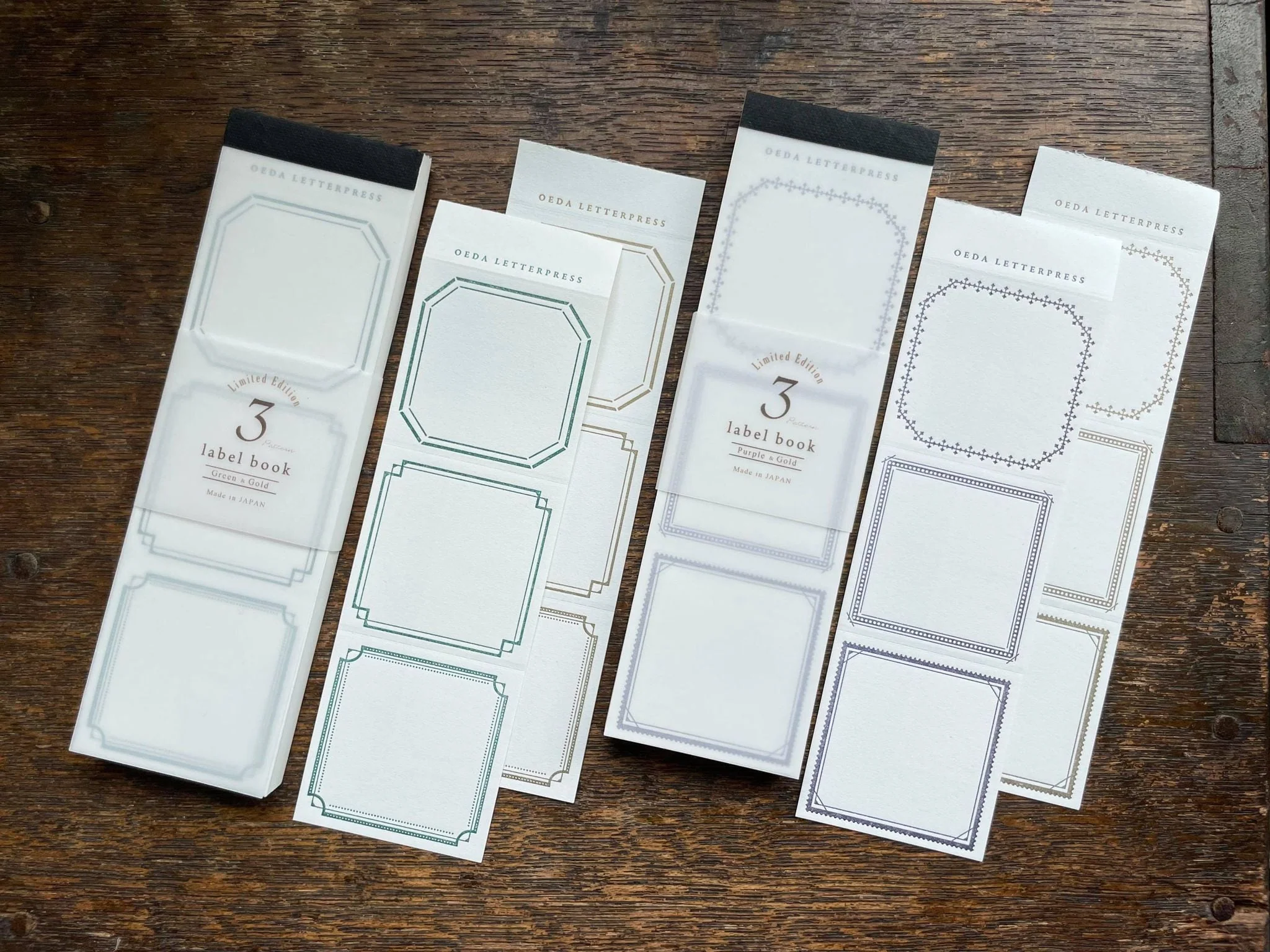 Limited Edition Letterpress 3 Patterns Label Book - Image 10