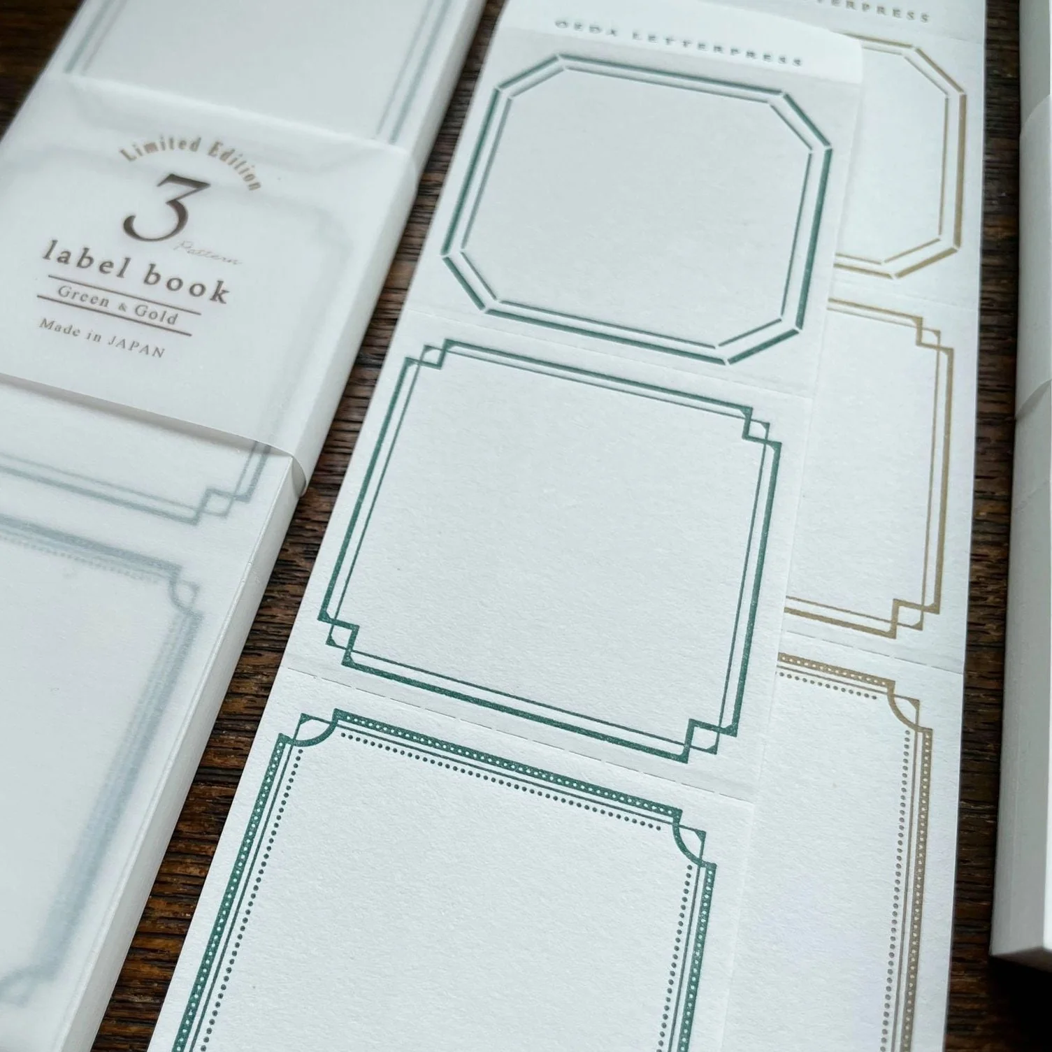 Limited Edition Letterpress 3 Patterns Label Book - Image 7