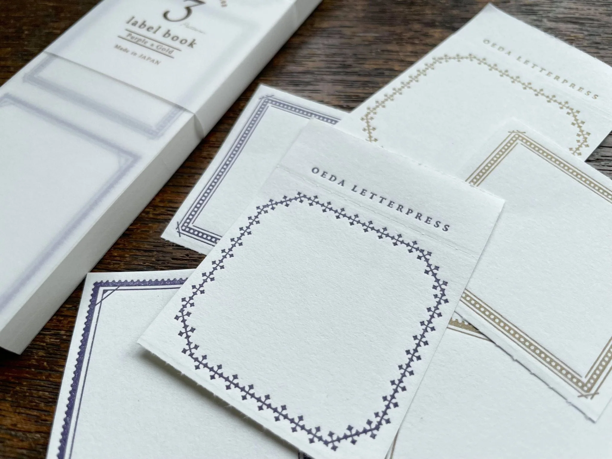 Limited Edition Letterpress 3 Patterns Label Book - Image 8