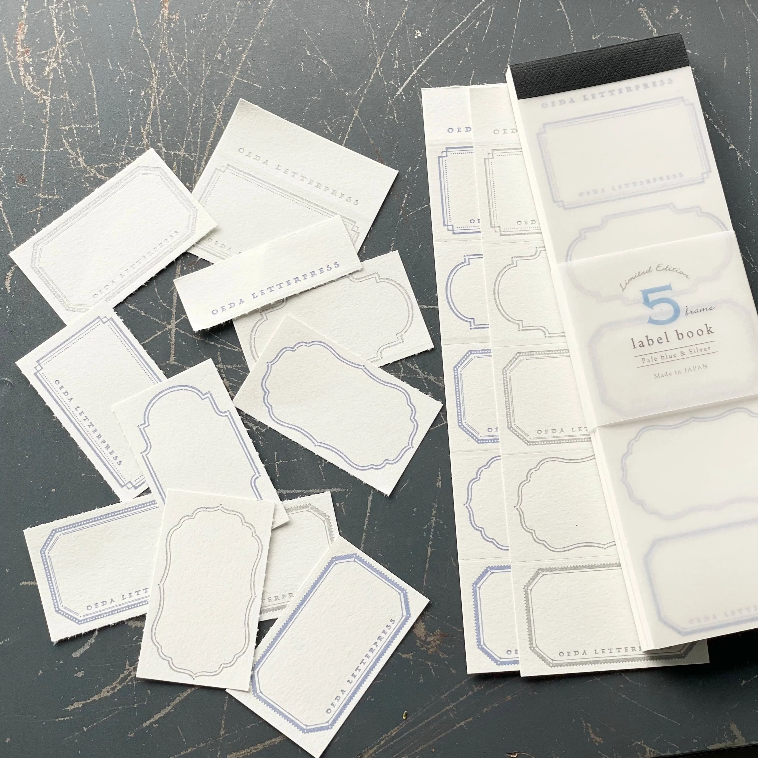 Limited Edition Letterpress 5 Patterns Label Book - Image 4