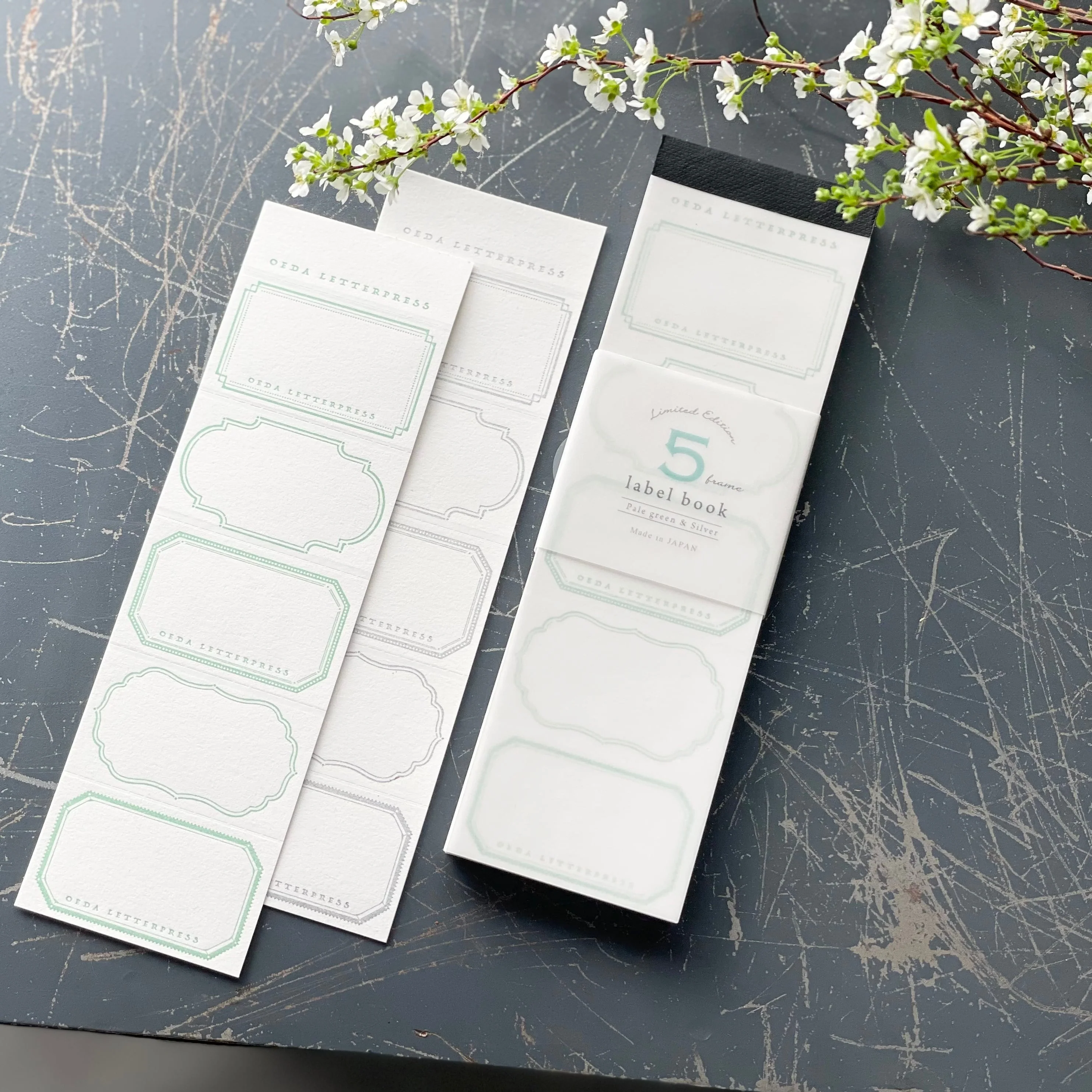 Limited Edition Letterpress 5 Patterns Label Book - Image 5