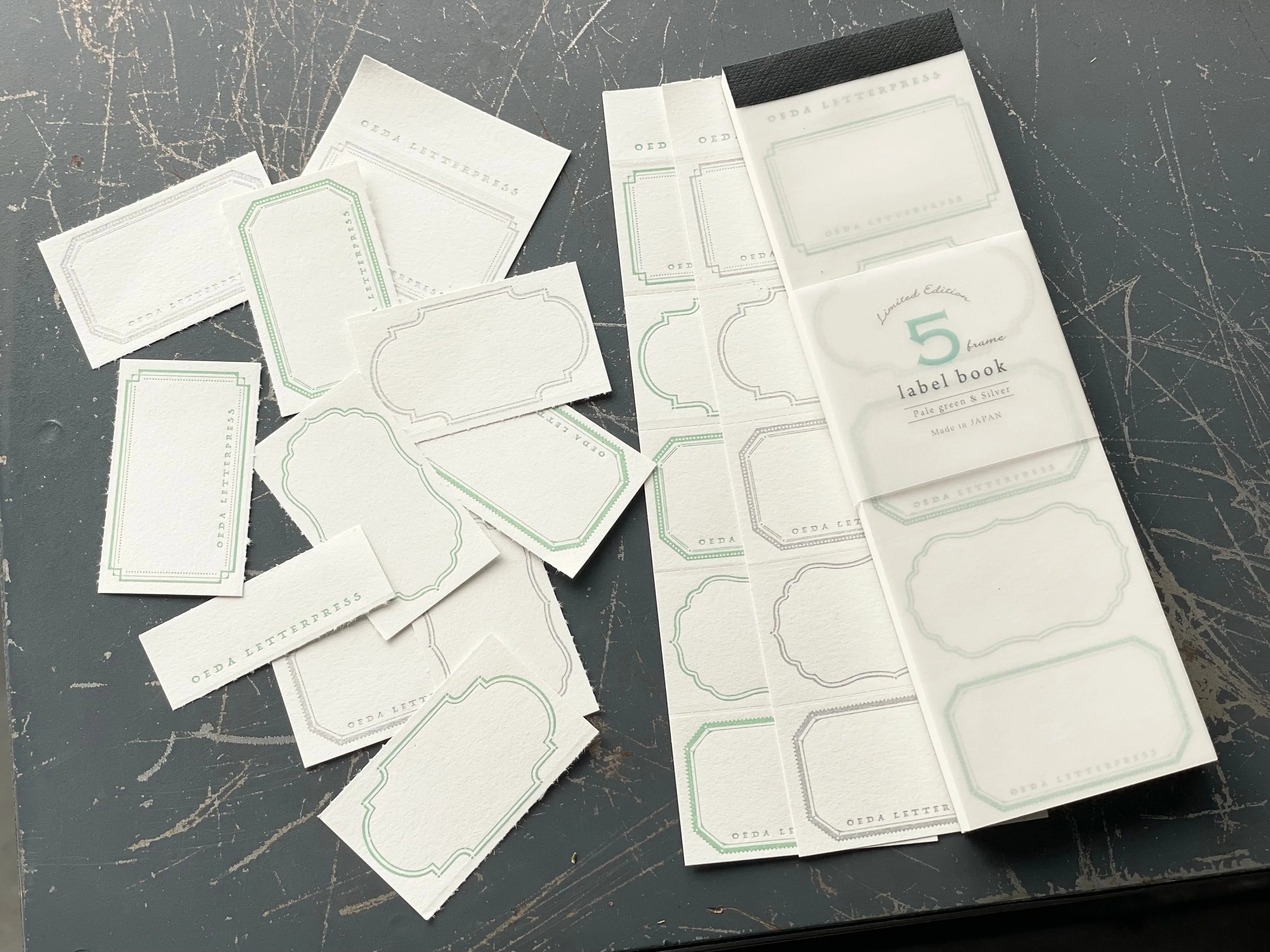 Limited Edition Letterpress 5 Patterns Label Book - Image 6