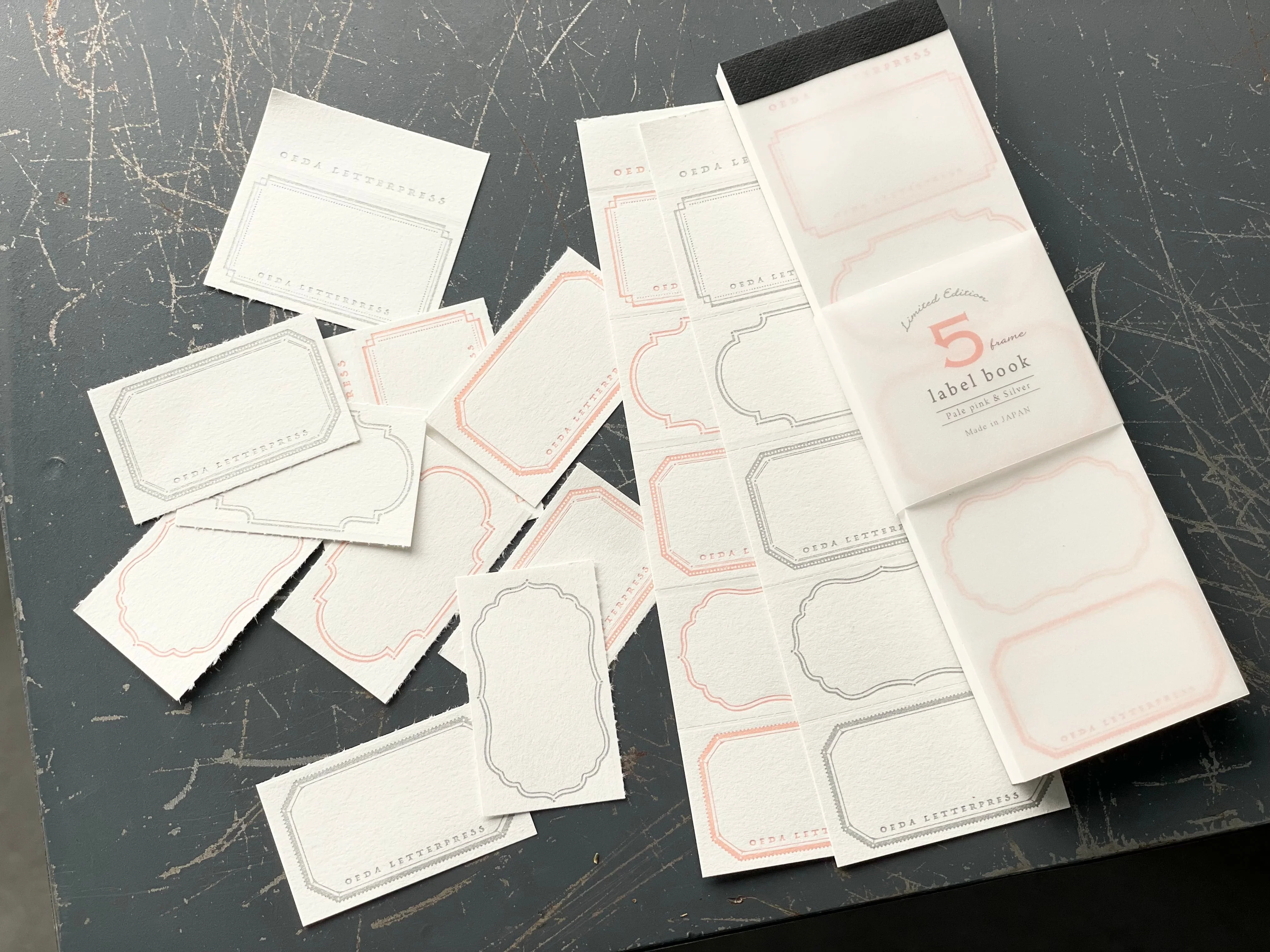 Limited Edition Letterpress 5 Patterns Label Book - Image 8