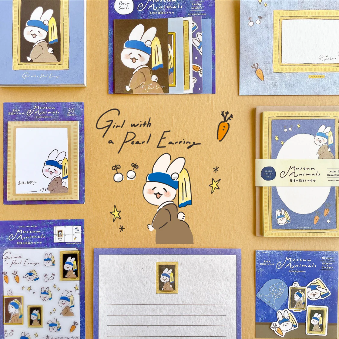 Limited Edition Memo Pad - Girl with a Pearl Earring Bunny - Image 4