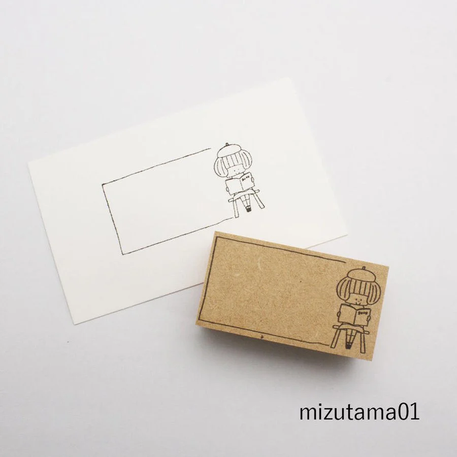 mizutama / Rubber Stamp - Rectangle - Image 2