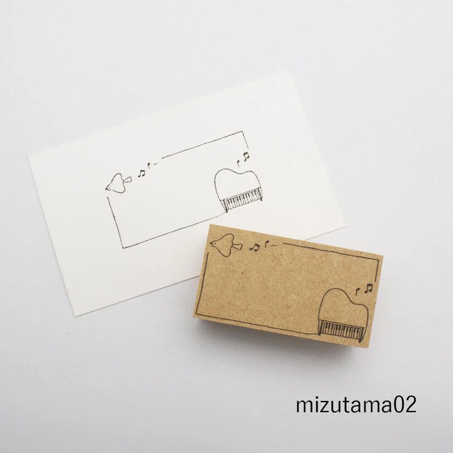 mizutama / Rubber Stamp - Rectangle - Image 3