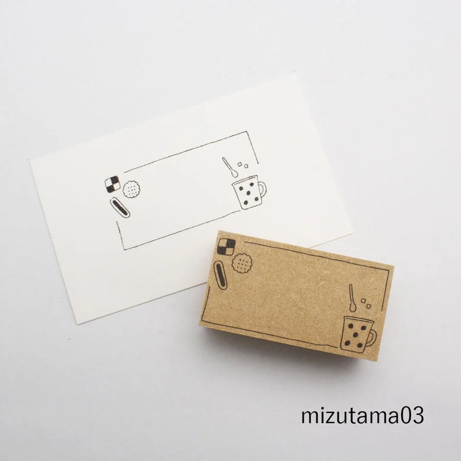 mizutama / Rubber Stamp - Rectangle - Image 4