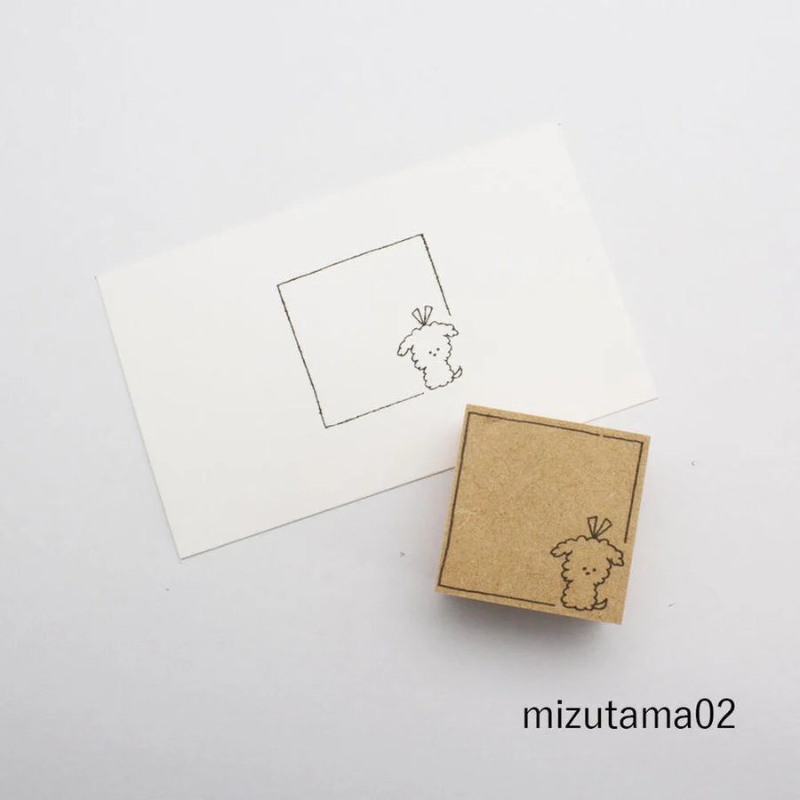 mizutama / Rubber Stamp - Square - Image 3