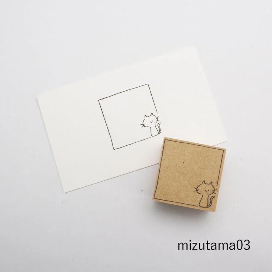 mizutama / Rubber Stamp - Square - Image 4
