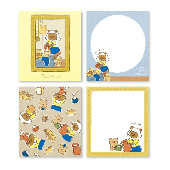 Limited Edition Memo Pad - The Milkmaid Bear - Image 2