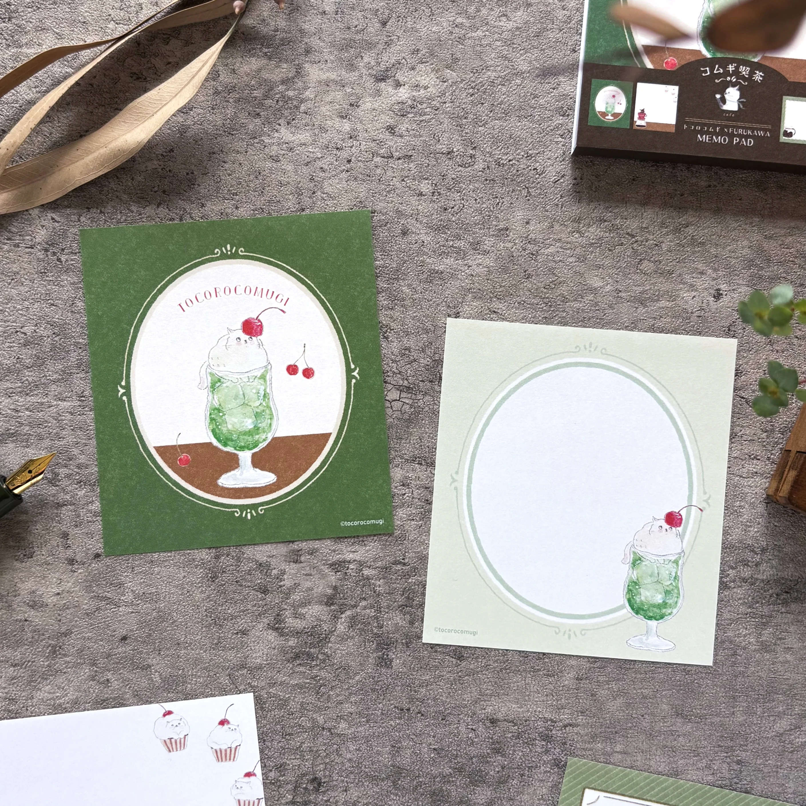 [Limited Edition] Tocorocomugi / Memo Pad - Cafe - Image 3