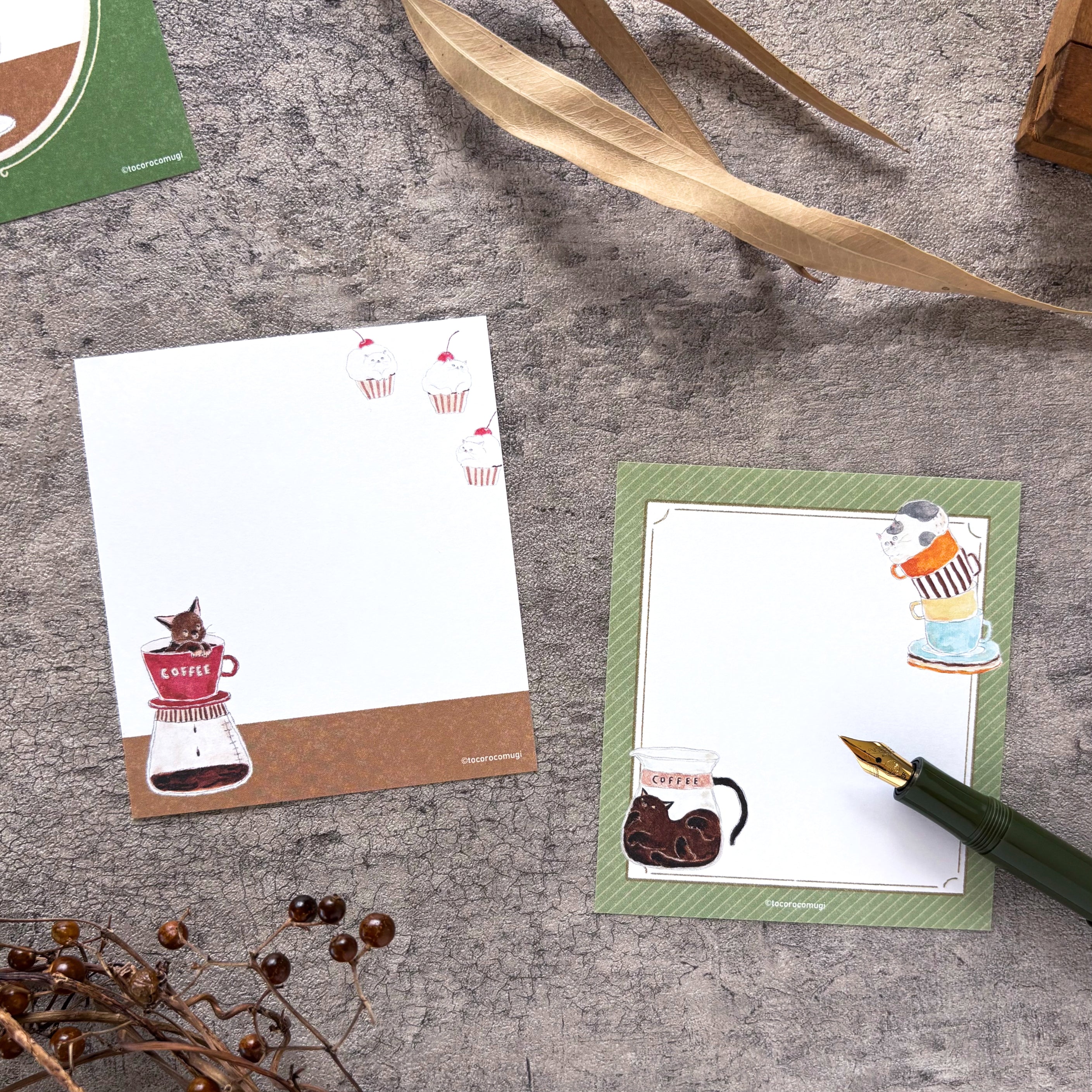 [Limited Edition] Tocorocomugi / Memo Pad - Cafe - Image 4