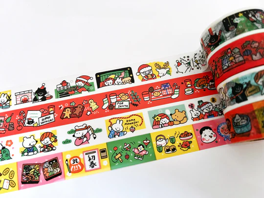Sakuralala 365 Washi Tape - Oshogatsu Table (New Year) - Image 3