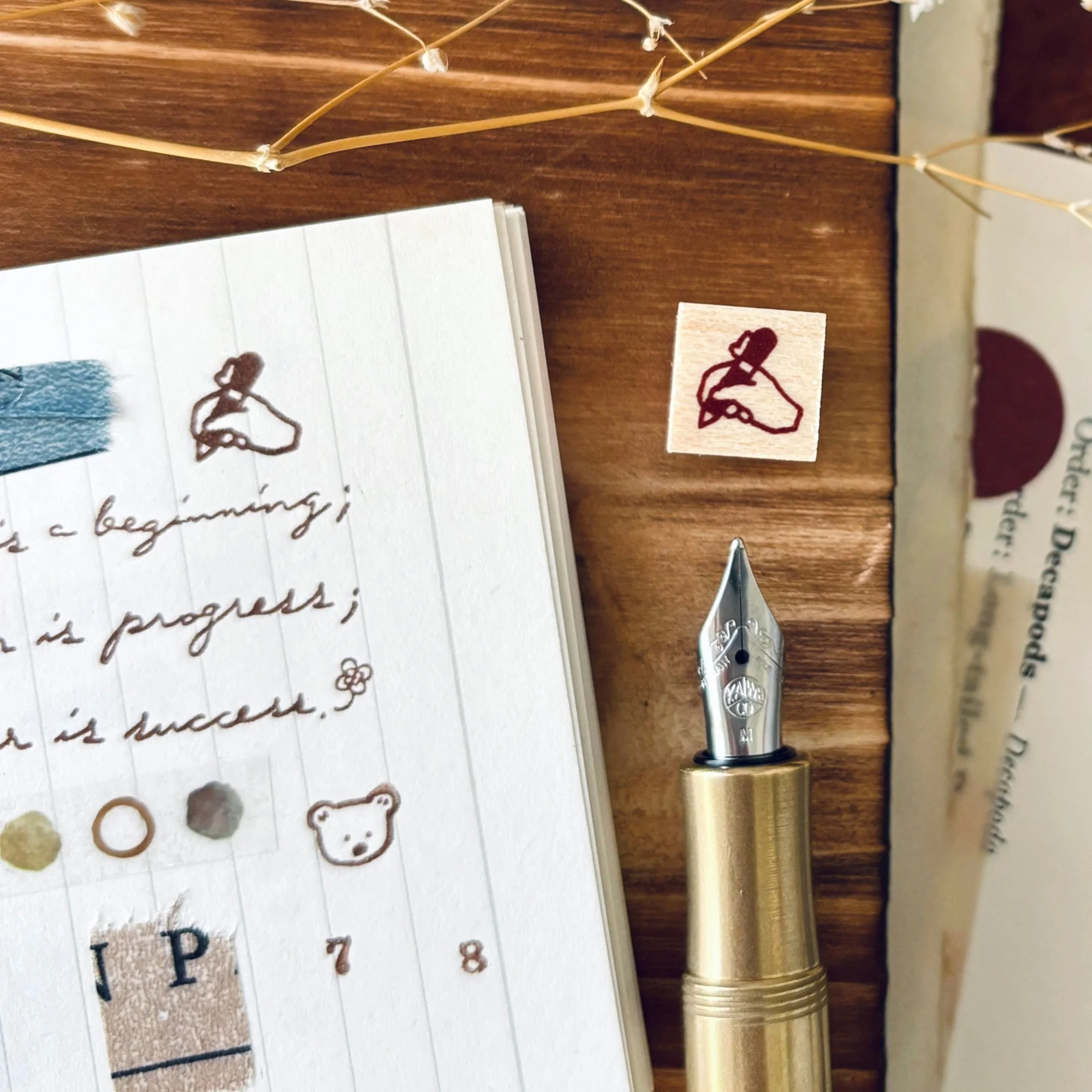 Littlelu / Mini Mini Planner Stamp - Founten Pen