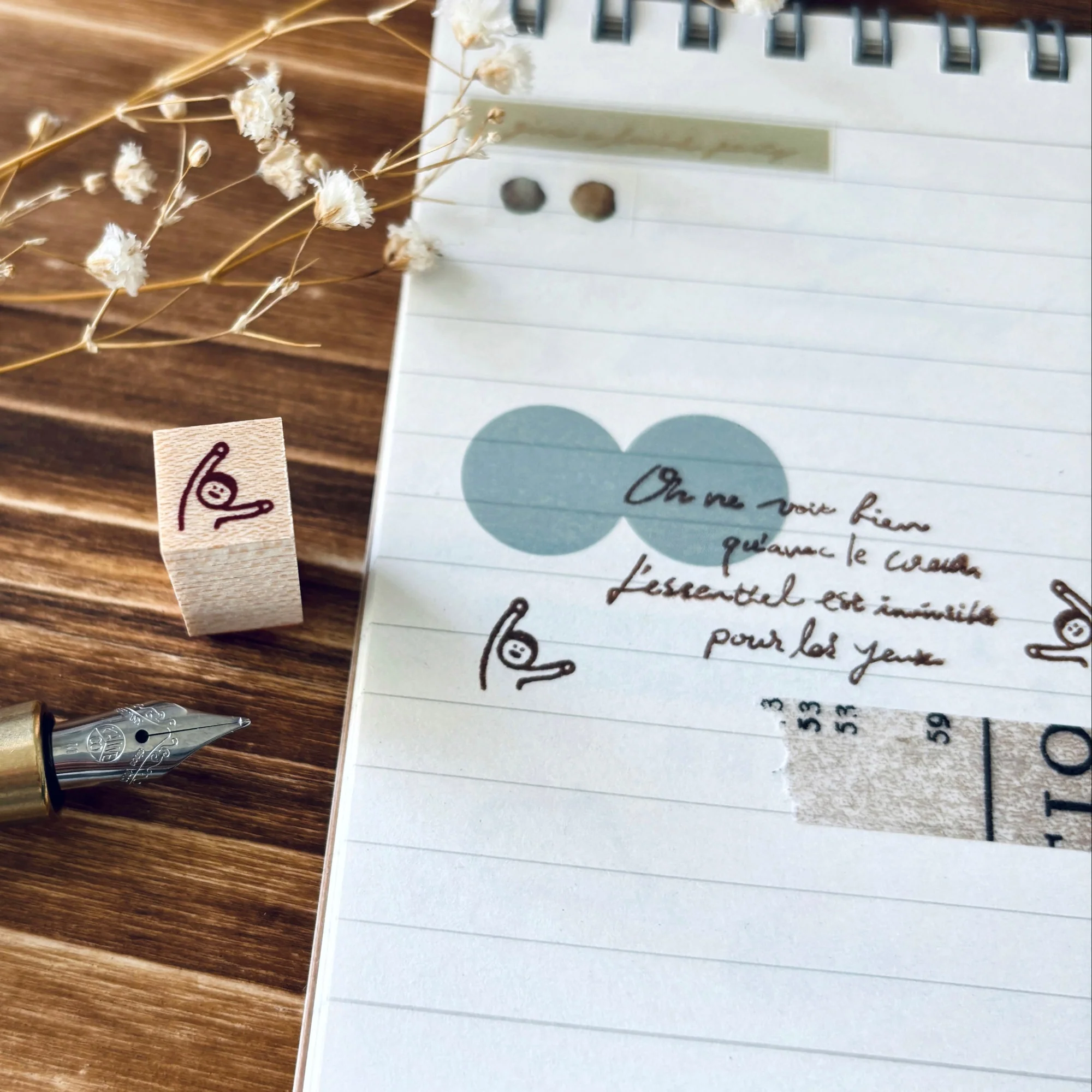 Littlelu / Mini Mini Planner Stamp - Stretching to the Right