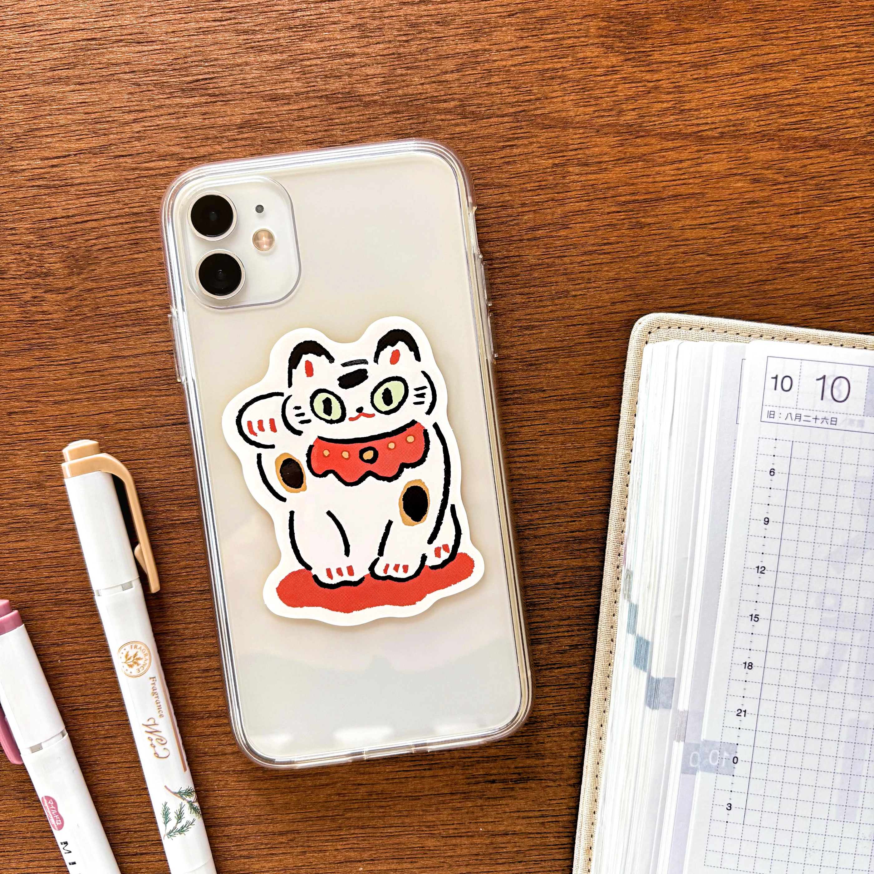 Masao Takahata / Vinyl Sticker - Beckoning Cat - Image 4