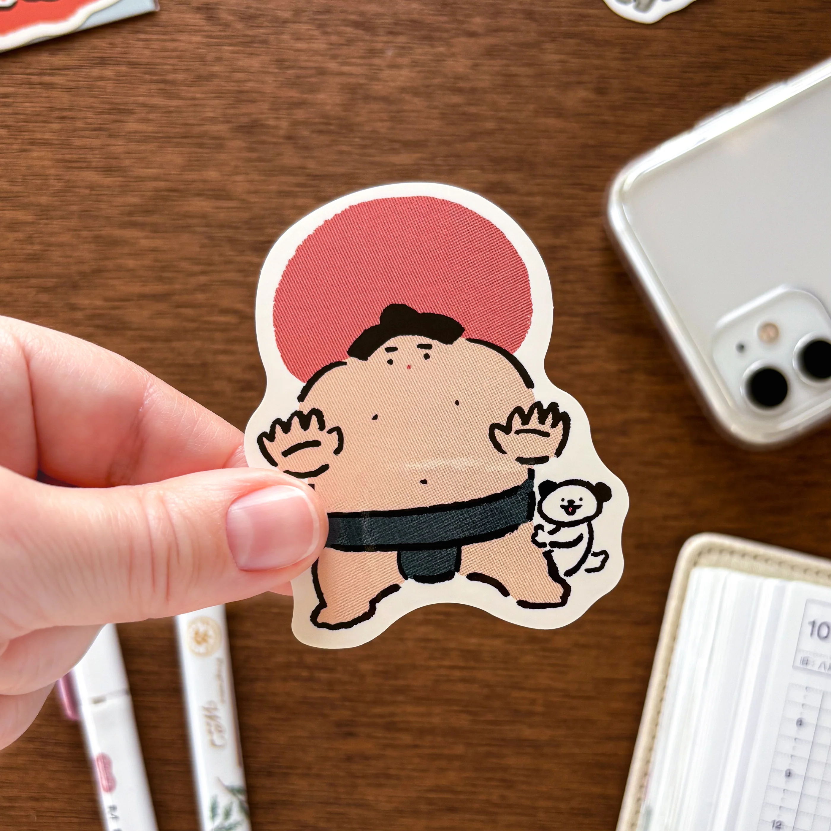 Masao Takahata / Vinyl Sticker - Sumo Wrestler - Image 2