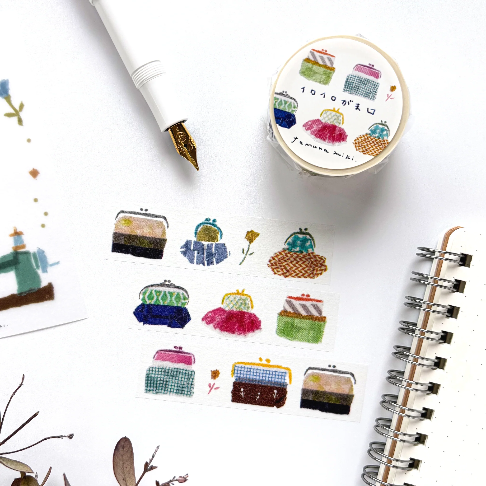 Miki Tamura / Washi Tape - iro iro pouch - Image 2