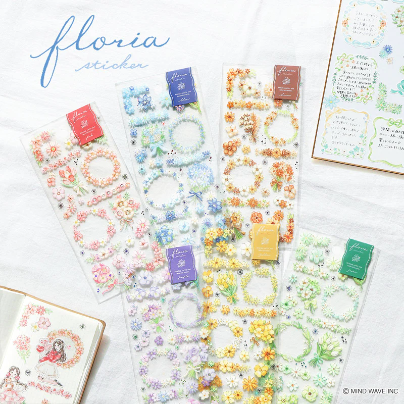 Mind Wave / Floria Stickers - Yellow Flowers - Image 2