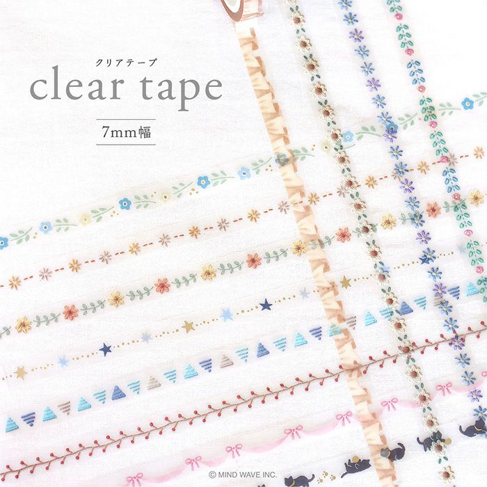Mind Wave / Slim Clear Tape - Flower - Image 2