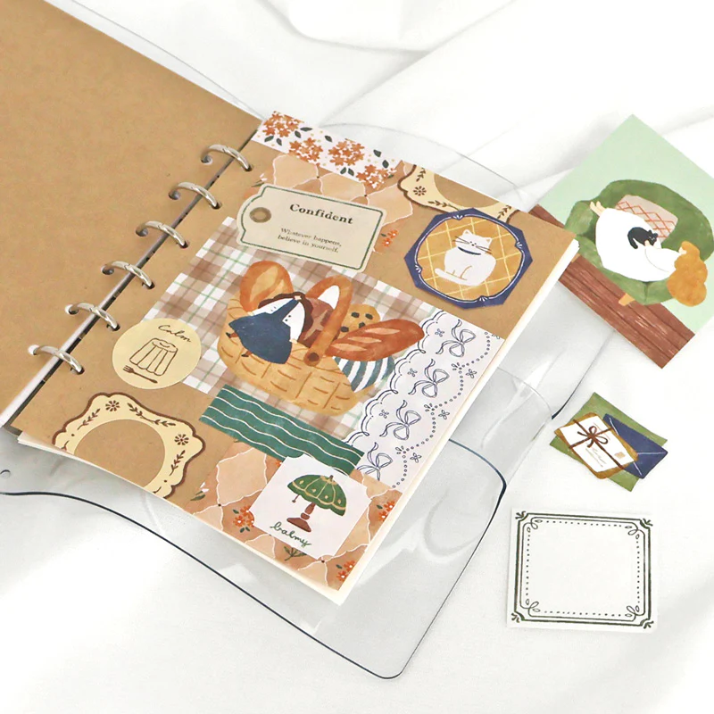 Mind Wave / Yori Dori Flake Stickers - Bread - Image 2