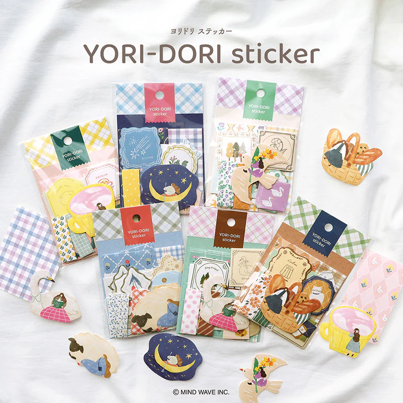 Mind Wave / Yori Dori Flake Stickers - Bread - Image 4
