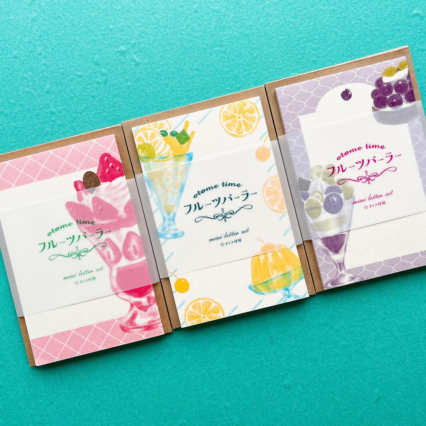 Furukawa Paper / Mini Letter Set - Strawberry Parfait - Image 2