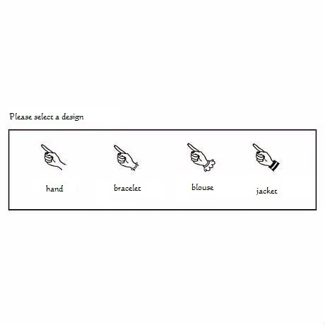 Rubber Stamp - Mini Pointing Hand - Image 4