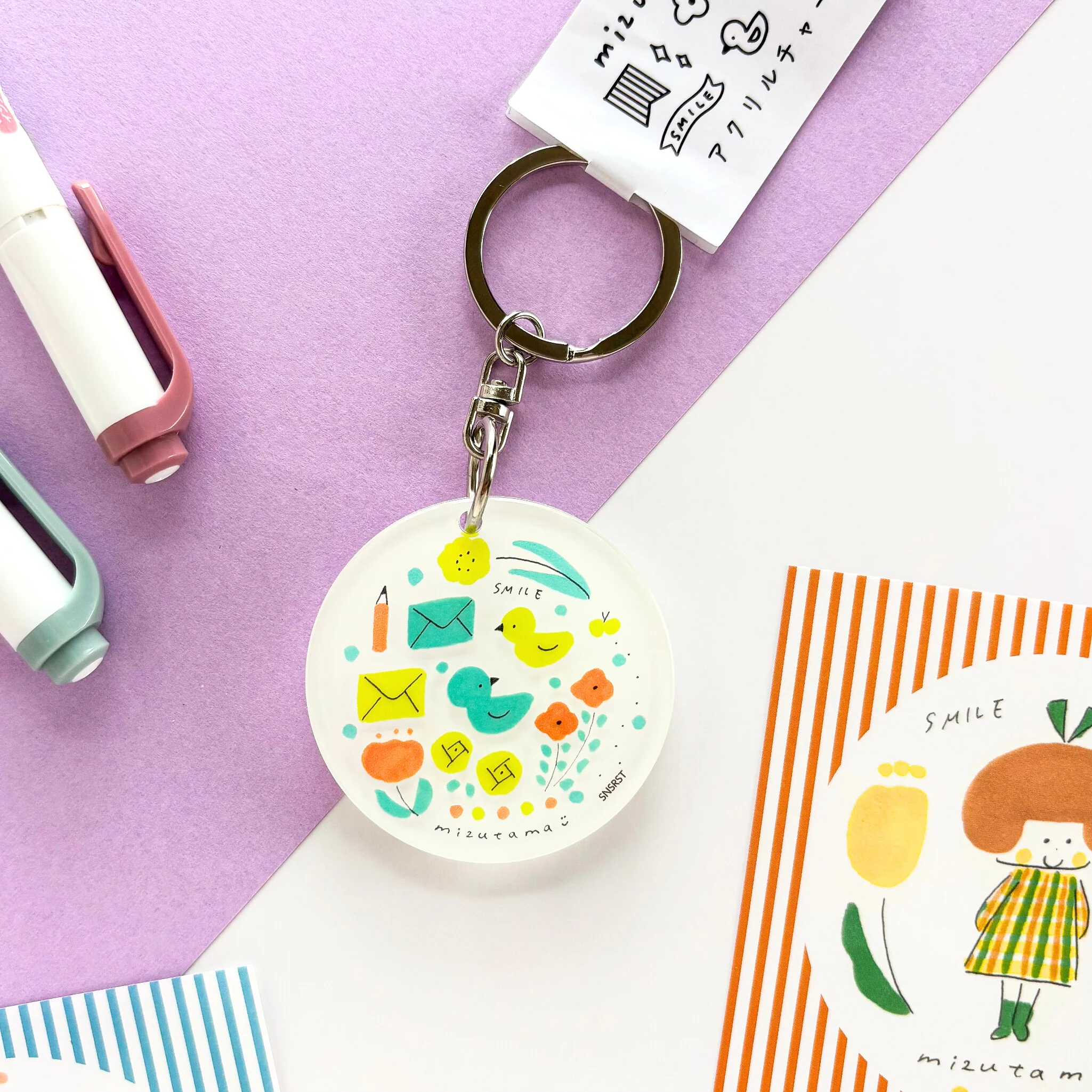 mizutama / Limited Edition / Acrylic Keychain - bird - Image 2