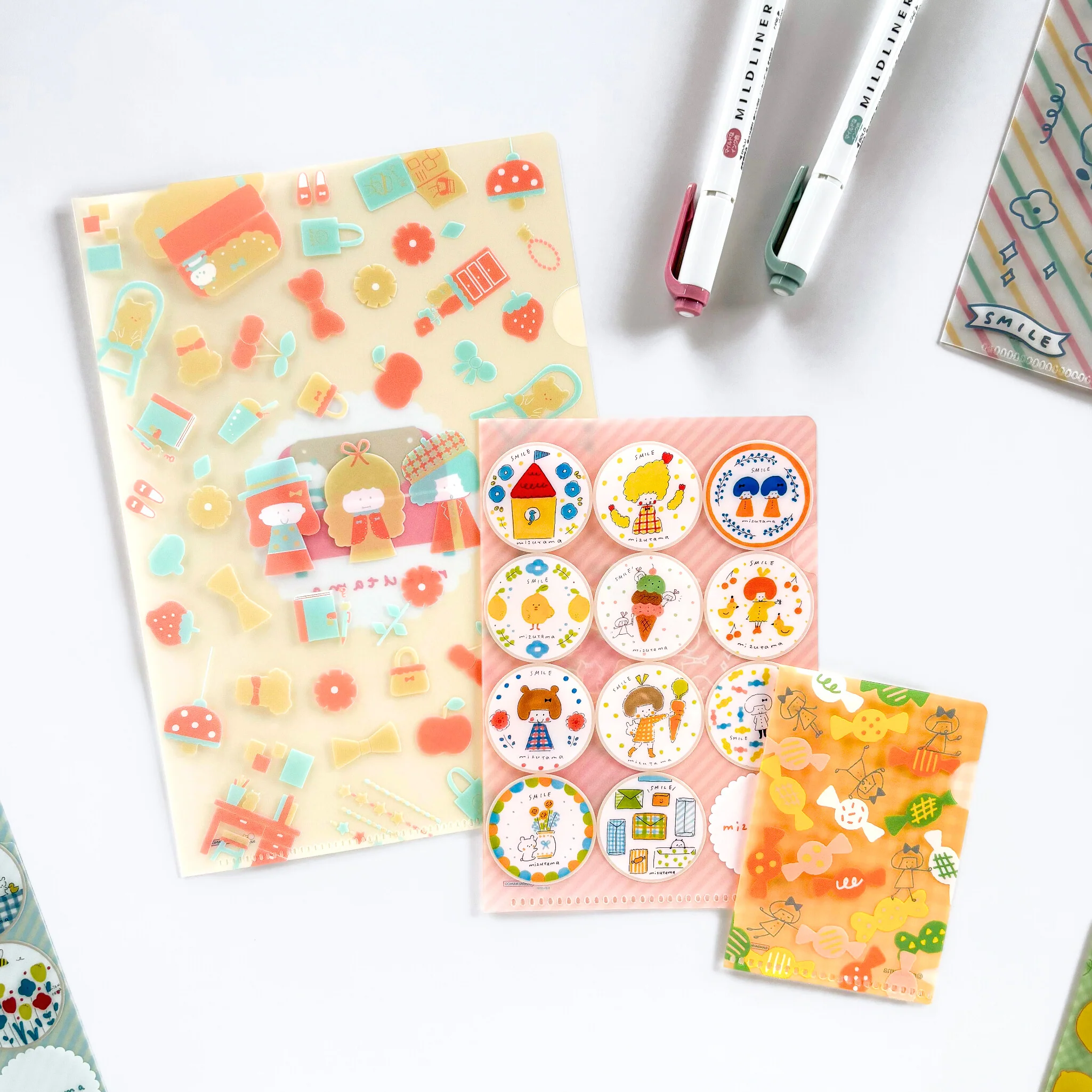 mizutama / Limited Edition / Clear Folder Set (Set of 3)