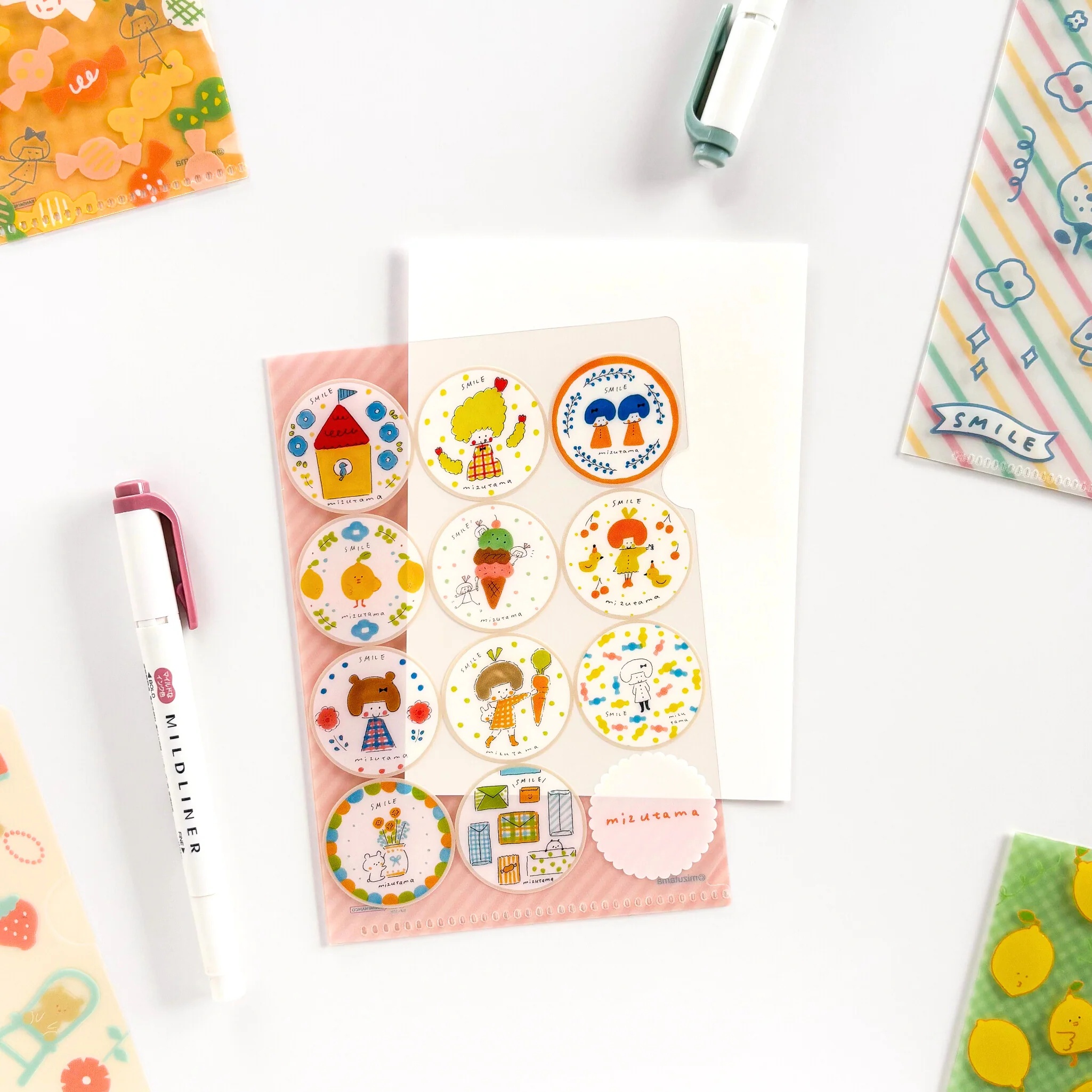 mizutama / Limited Edition / Clear Folder Set (Set of 3) - Image 4